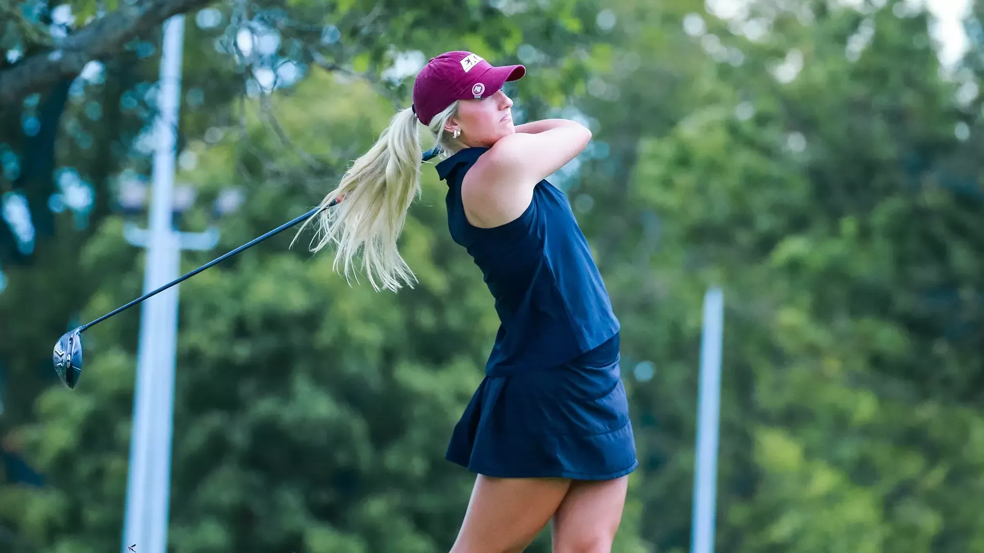 Maddi-Jo Benton teeing off