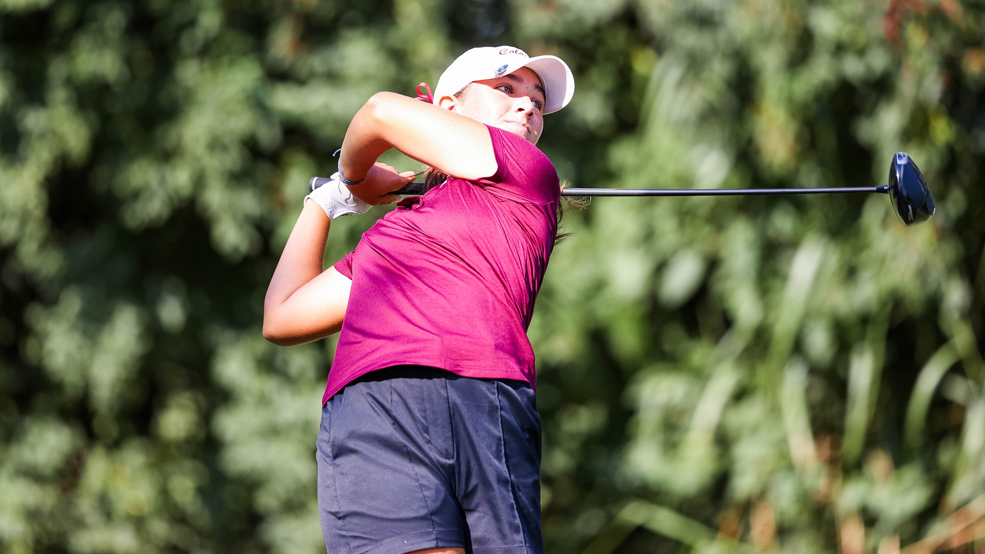 Mollie Neeley tees off during round 1 of the Bettie Lou Evans Invitational