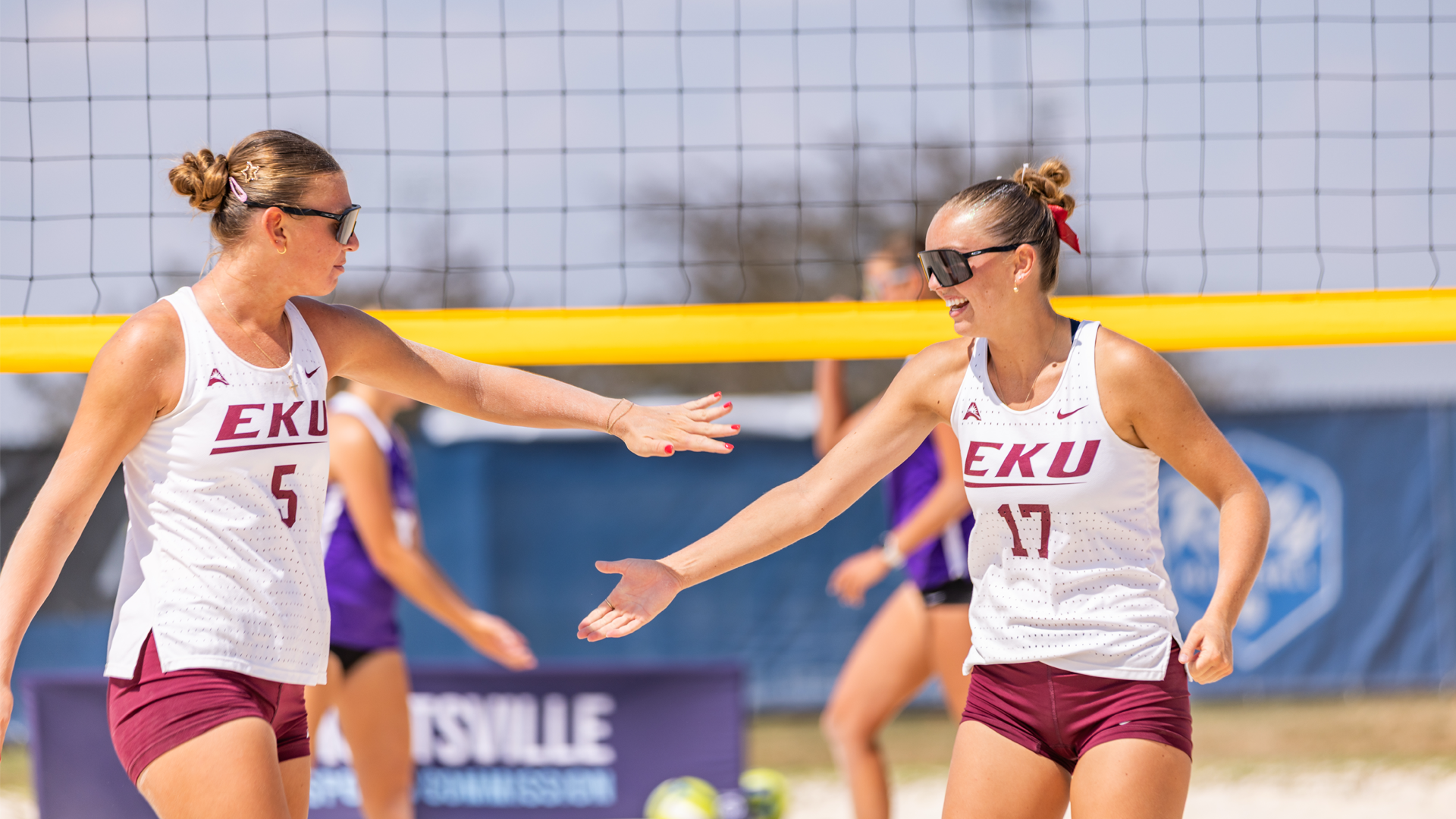 Molly Shomock and Riley Cutler at ASUN Championships