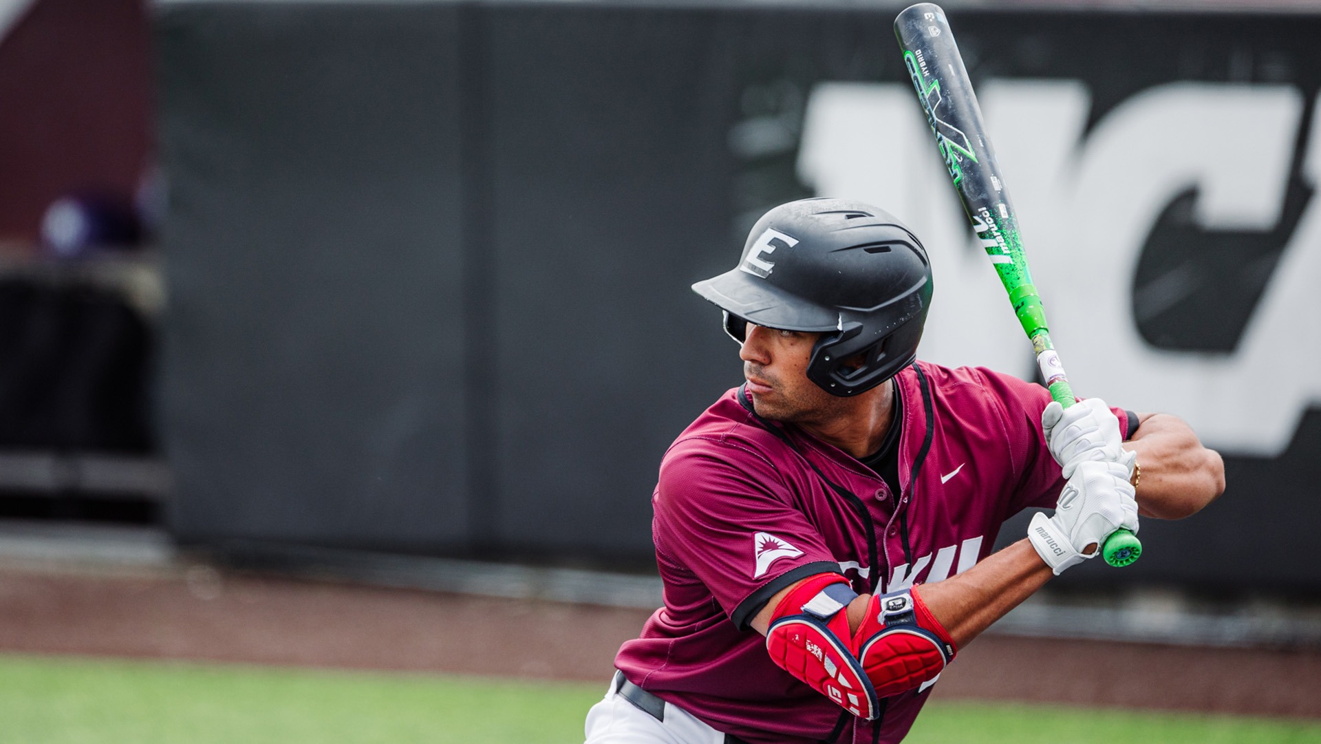 David Alvarez waits for a pitch against North Alabama