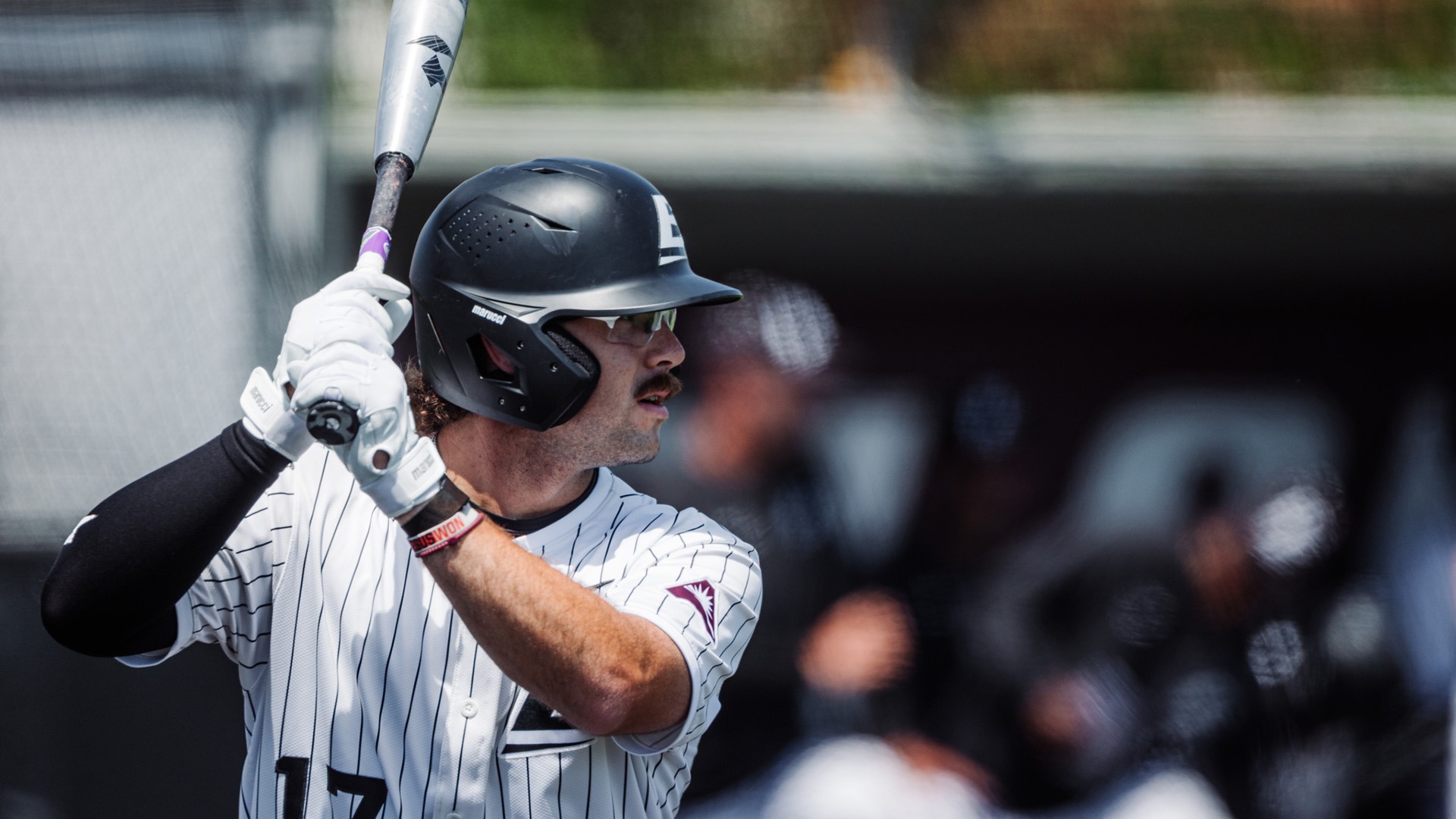 Boone Shevey waits for a pitch against North Alabama