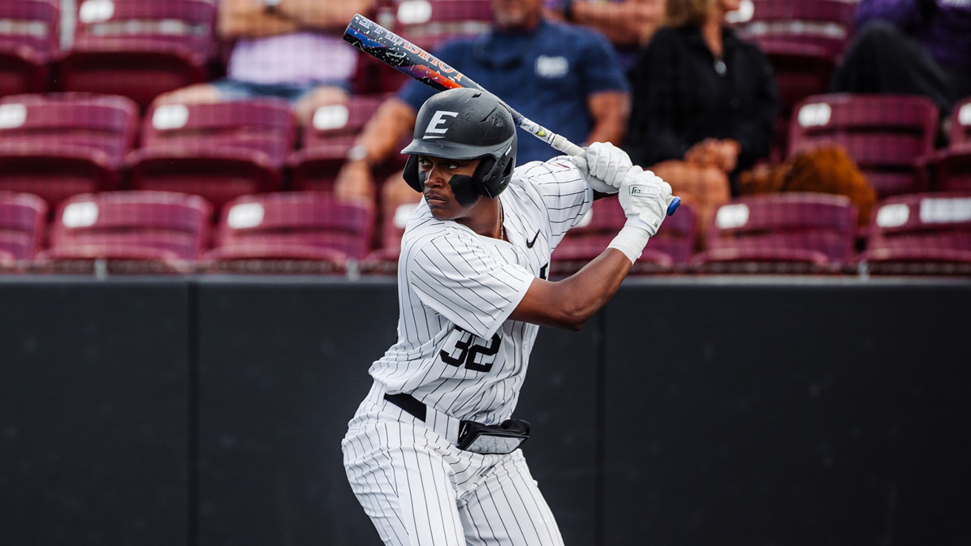 Khaleel Pratt waits for a pitch against North Alabama