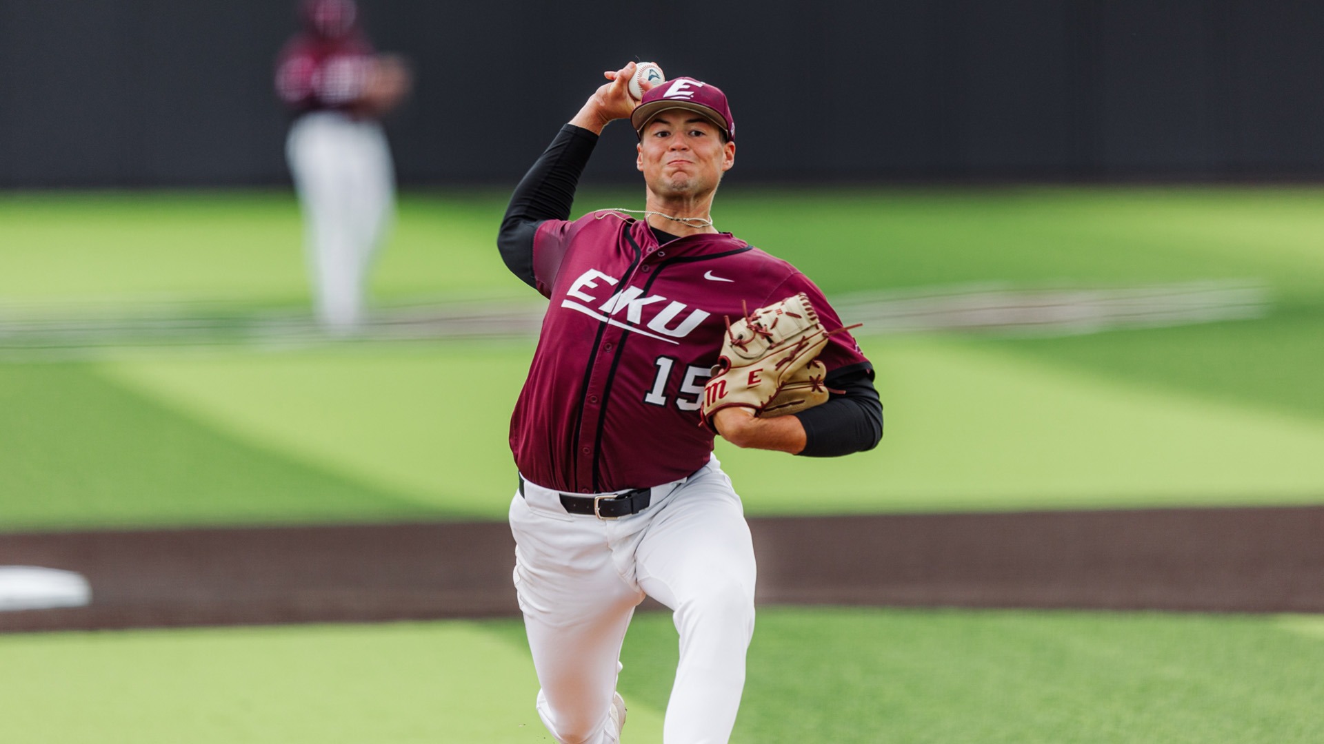 Jacob Price throws a pitch against Lipscomb