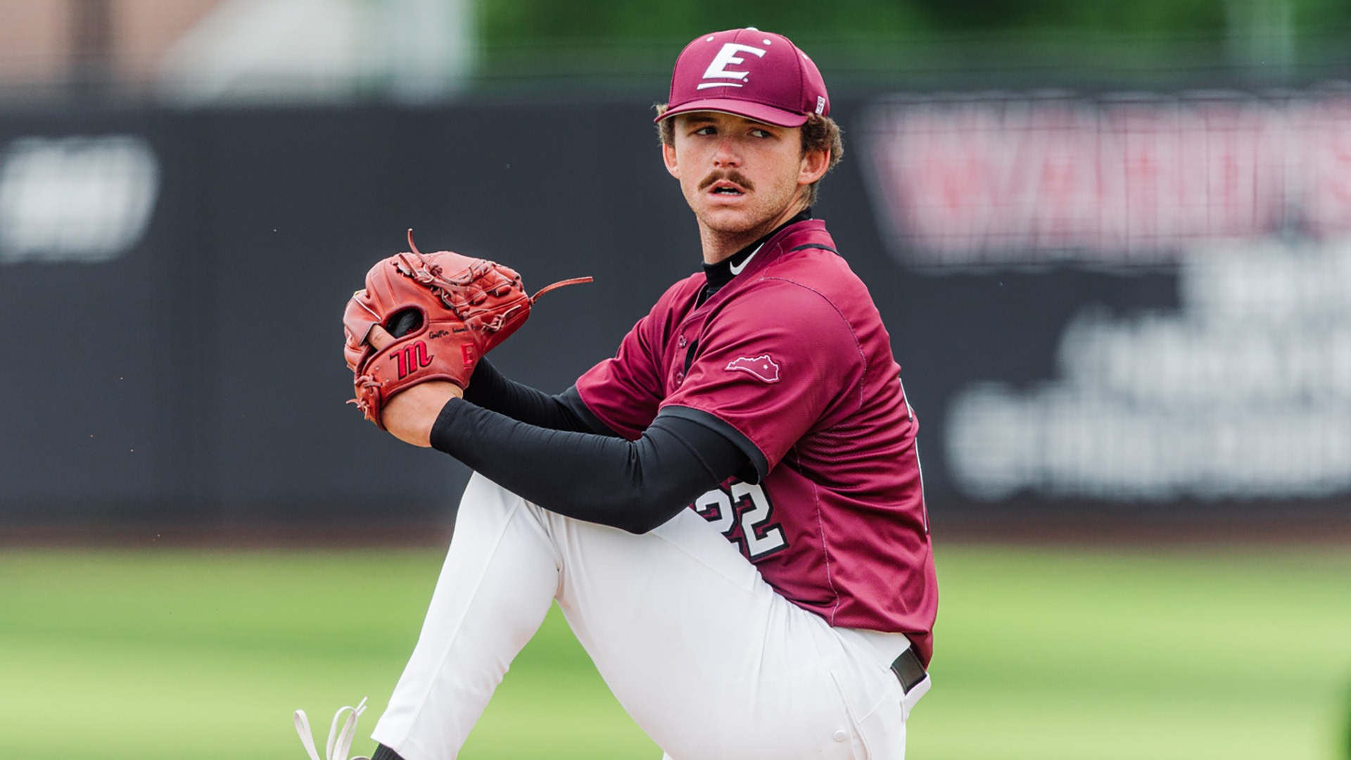 Griffin Howell delivers a pitch during a shut out of Lipscomb