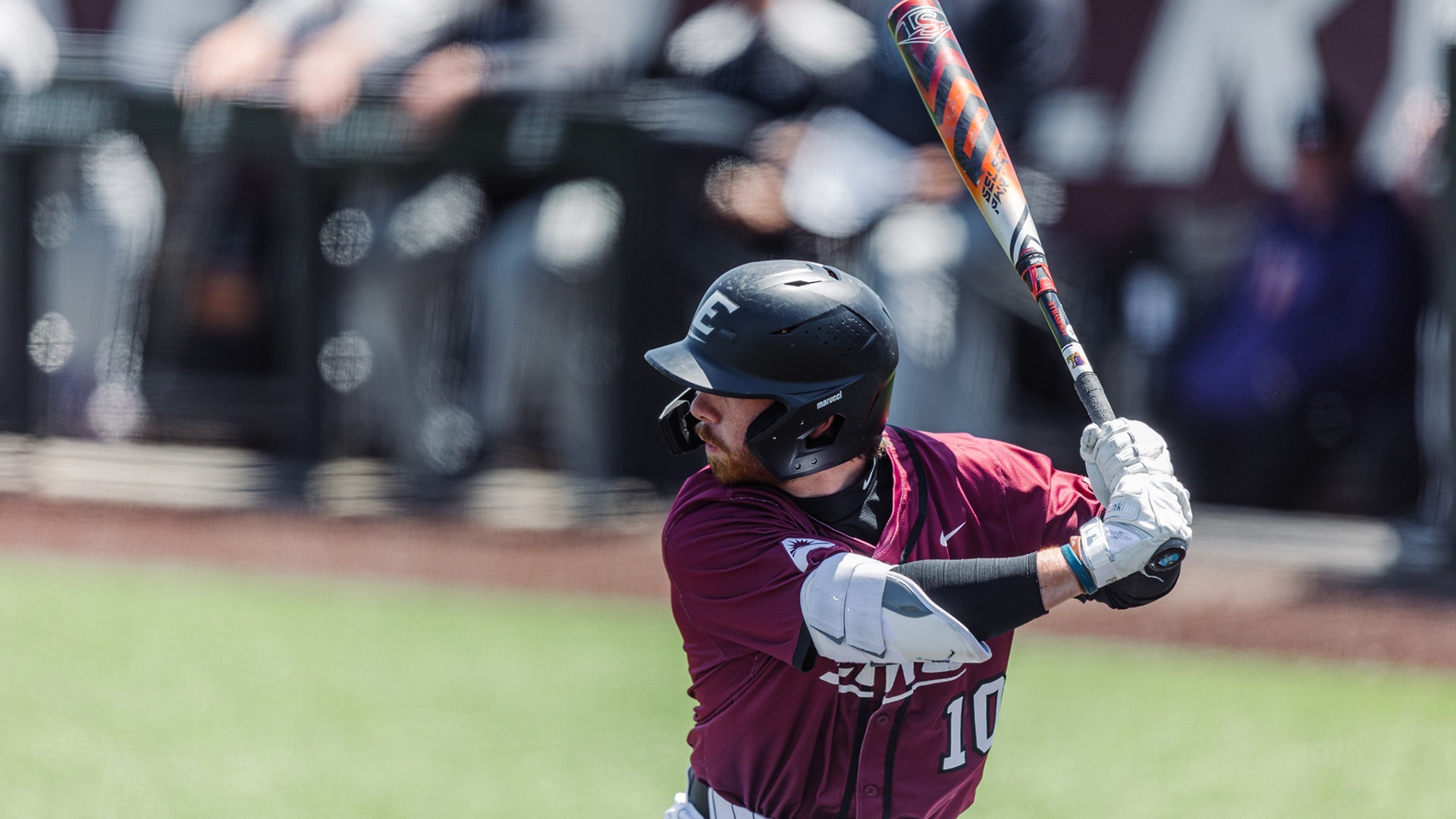 Dylan Littlefield waits for a pitch against Lipscomb