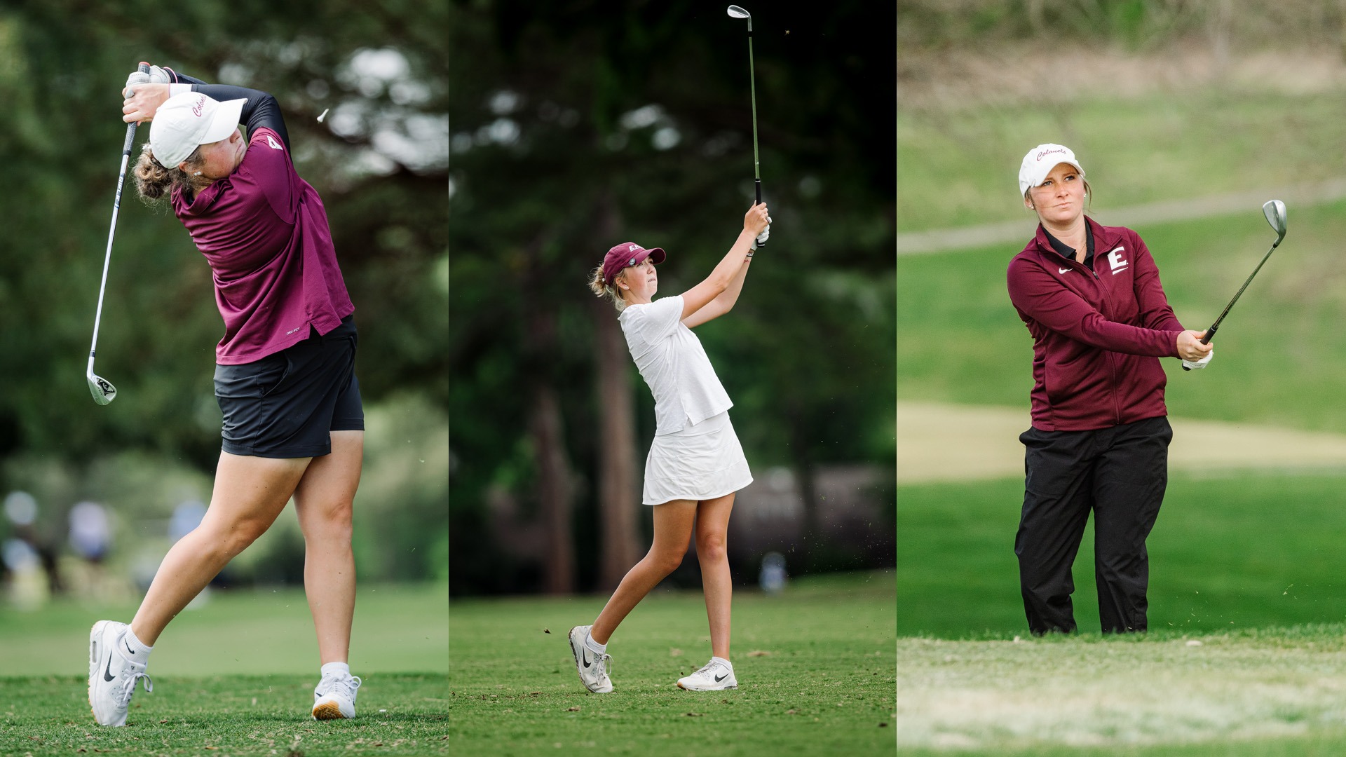 WGCA All-American Scholars Lanie Campbell, Imogen Jessen and Elizabeth Tucci