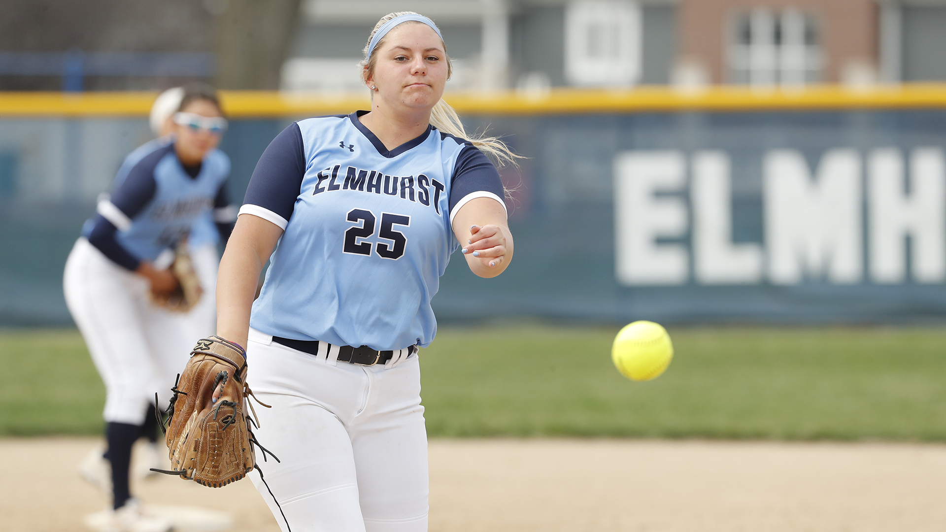 Softball Team Drops Pair to Open Season Elmhurst University Athletics