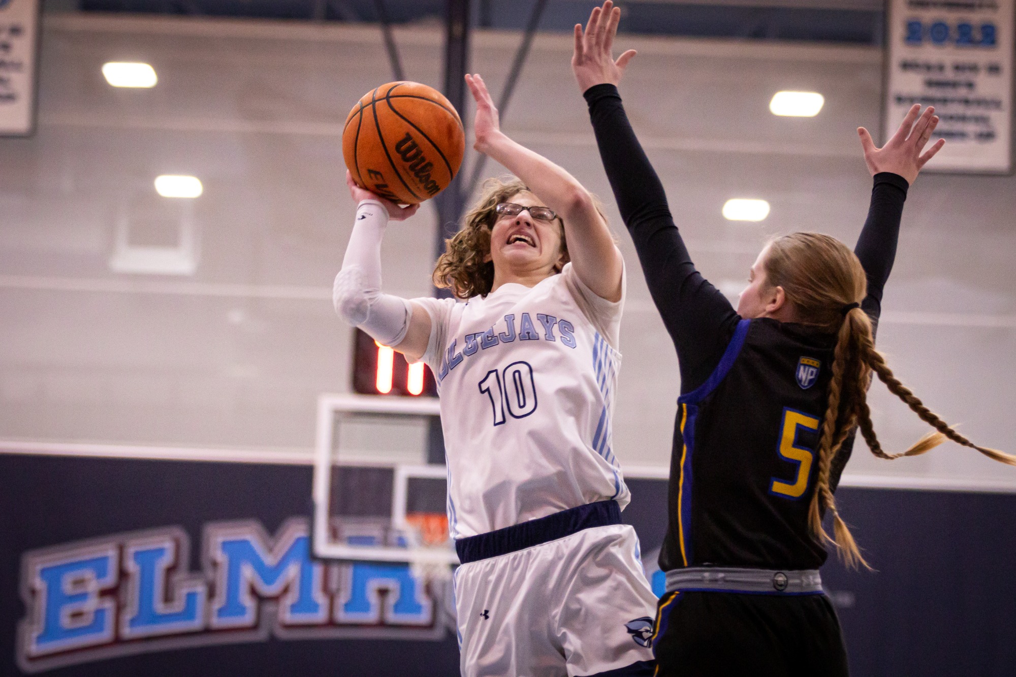 Elmhurst Women's Basketball vs. North Park University on 1/15/2025 at R.A. Faganel Hall in Elmhurst, IL. Photo by Calvin Keith/Elmhurst Athletics.