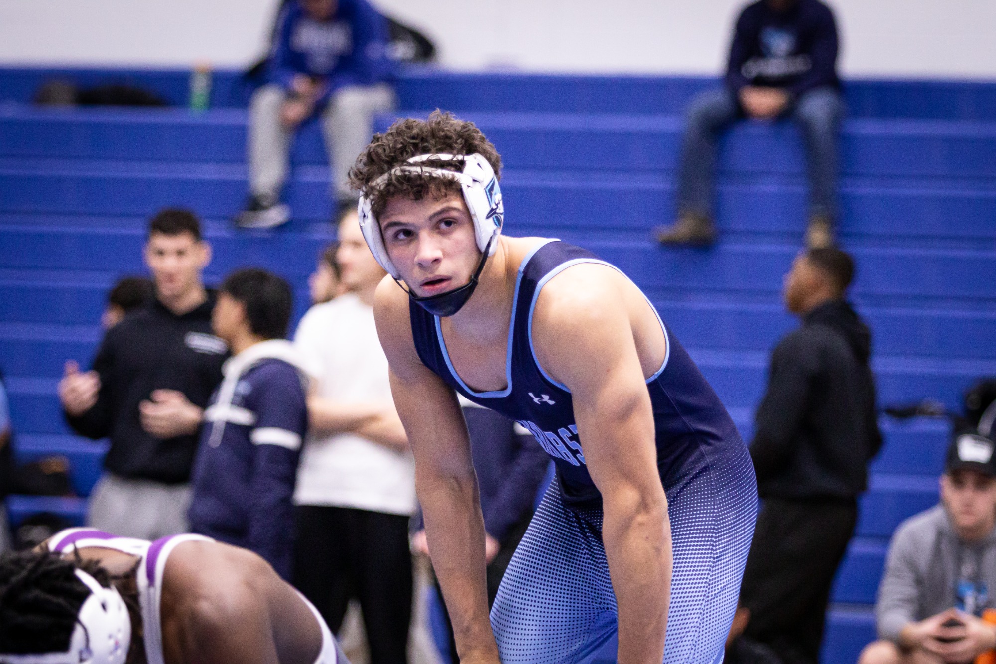 Elmhurst Men's Wrestling at Al Hanke Invitational on 1/18/2025 at R.A. Faganel Hall in Elmhurst, IL. Photo by Matthew Haufe/Elmhurst Athletics.