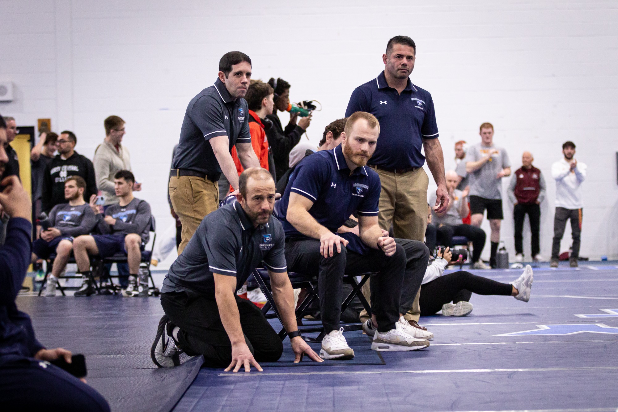 Elmhurst Men's Wrestling at Al Hanke Invitational on 1/18/2025 at R.A. Faganel Hall in Elmhurst, IL. Photo by Matthew Haufe/Elmhurst Athletics.