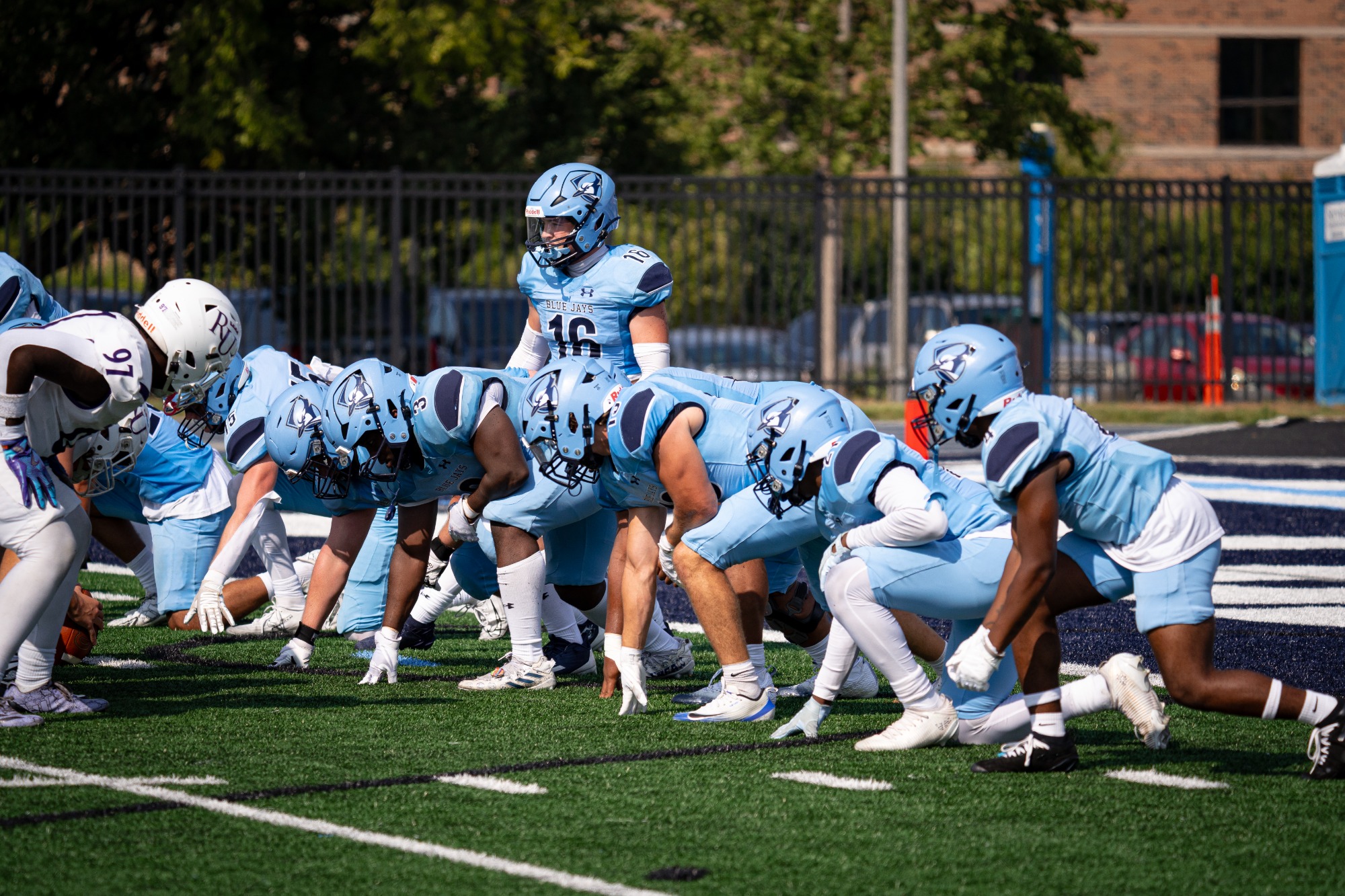 Elmhurst student-athletes during the Elmhurst Football game vs. Rockford on 9/13/2025. Photo by Lorrie Decker/Elmhurst Athletics.