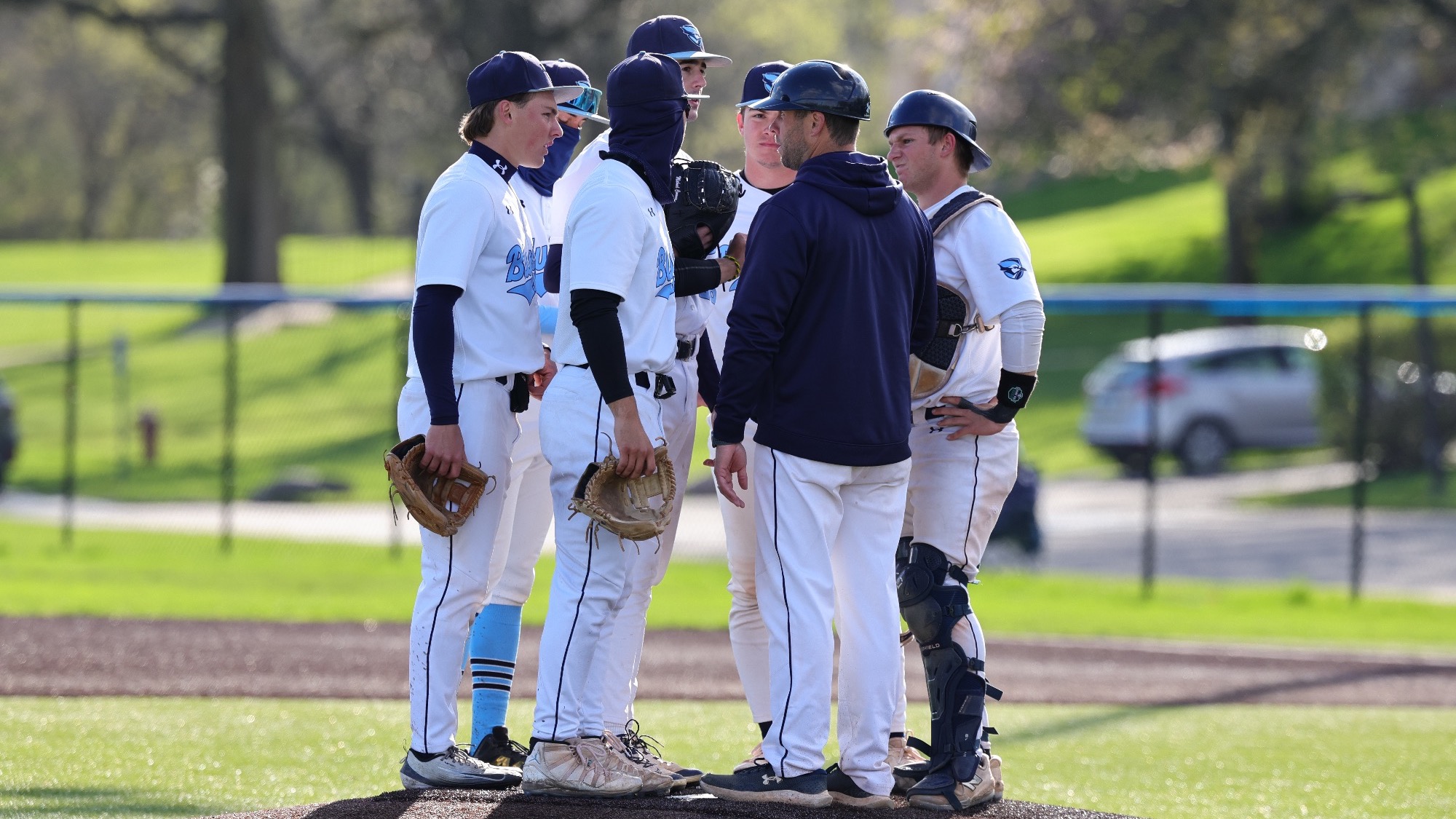 Team mound visit at judson vs carroll