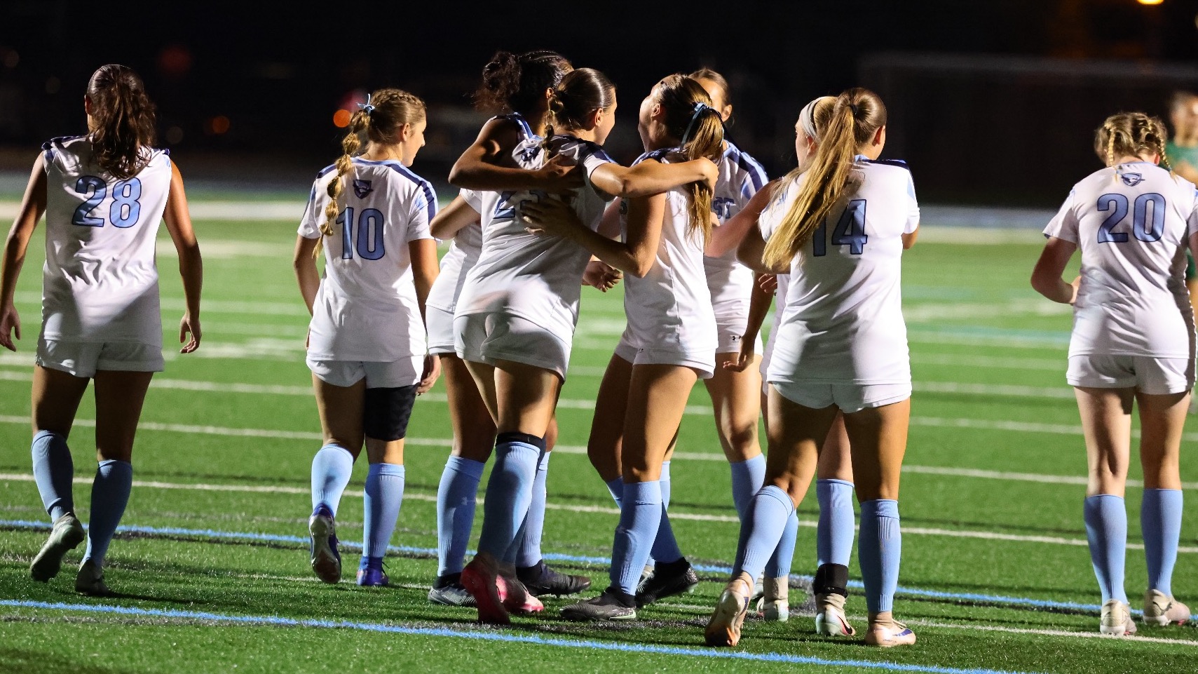 Elmhurst Womens Soccer Celebration