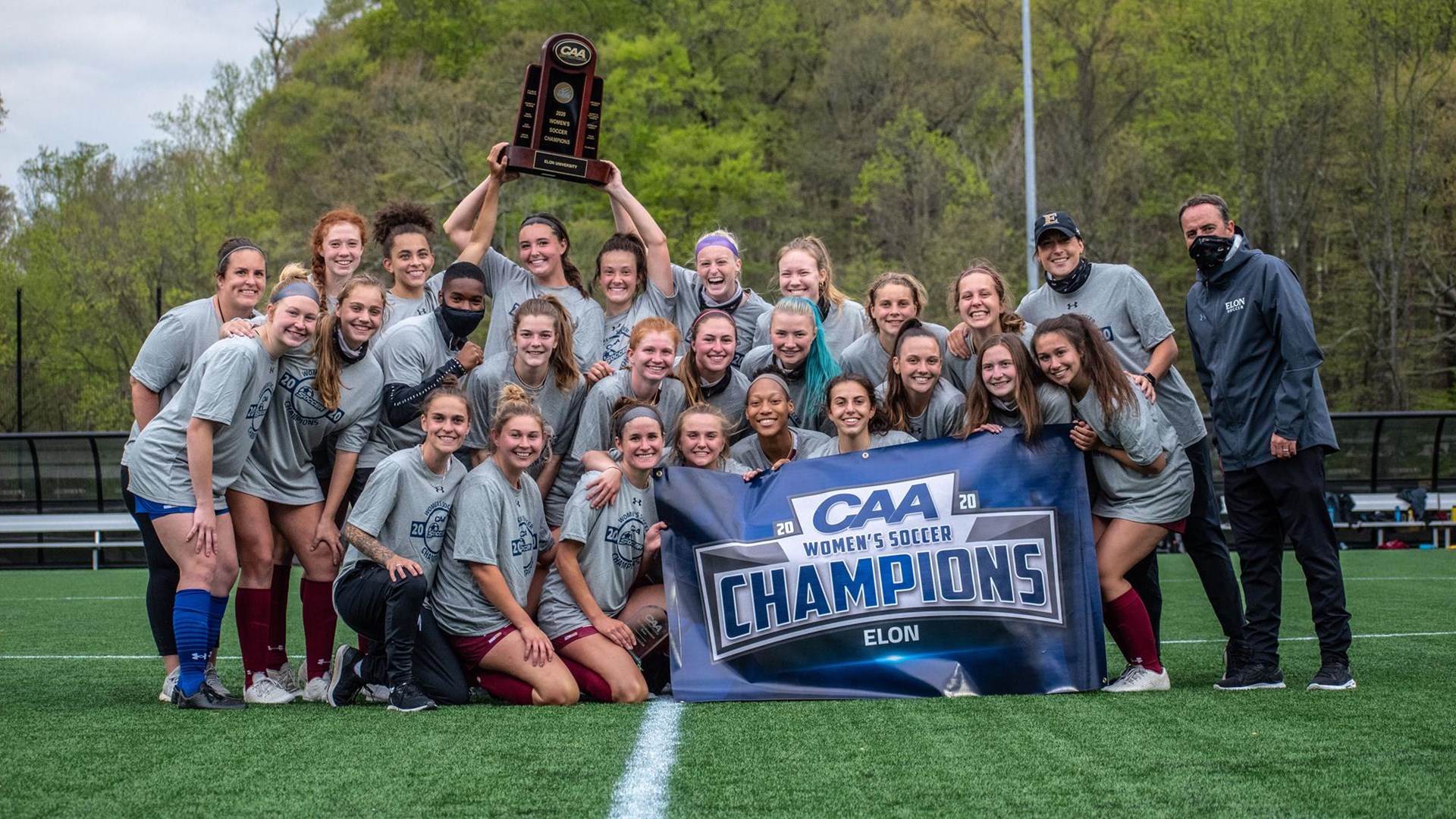 History Made! Women’s Soccer Crowned CAA Champions Elon University