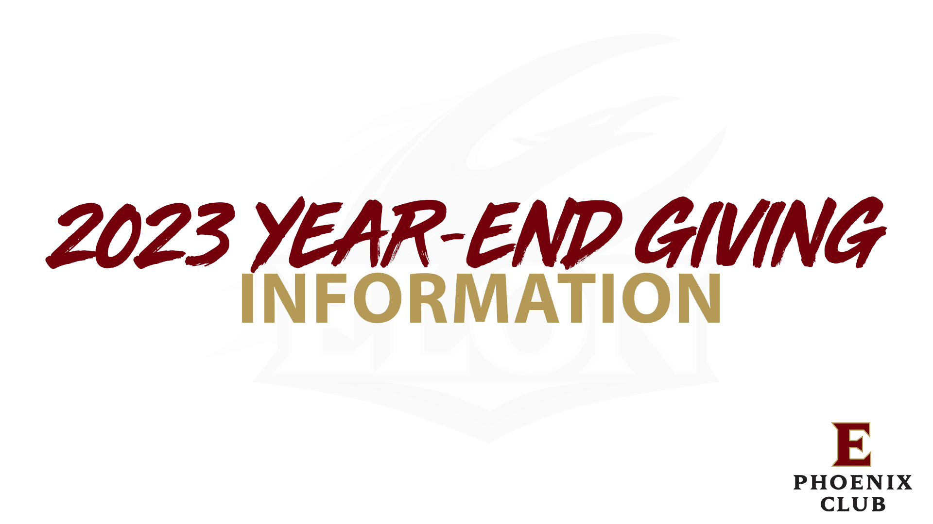 2023 Year-End Giving Information