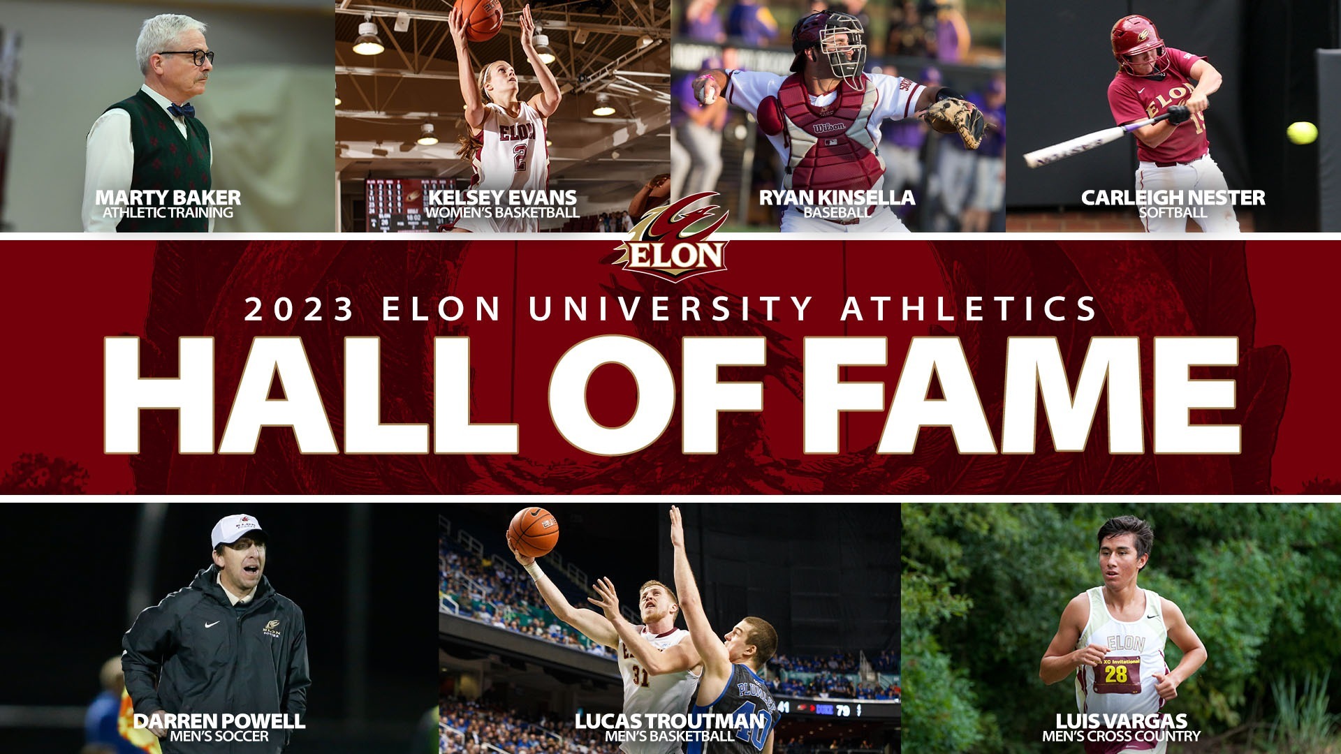2023 Elon Athletics Hall of Fame Inductees