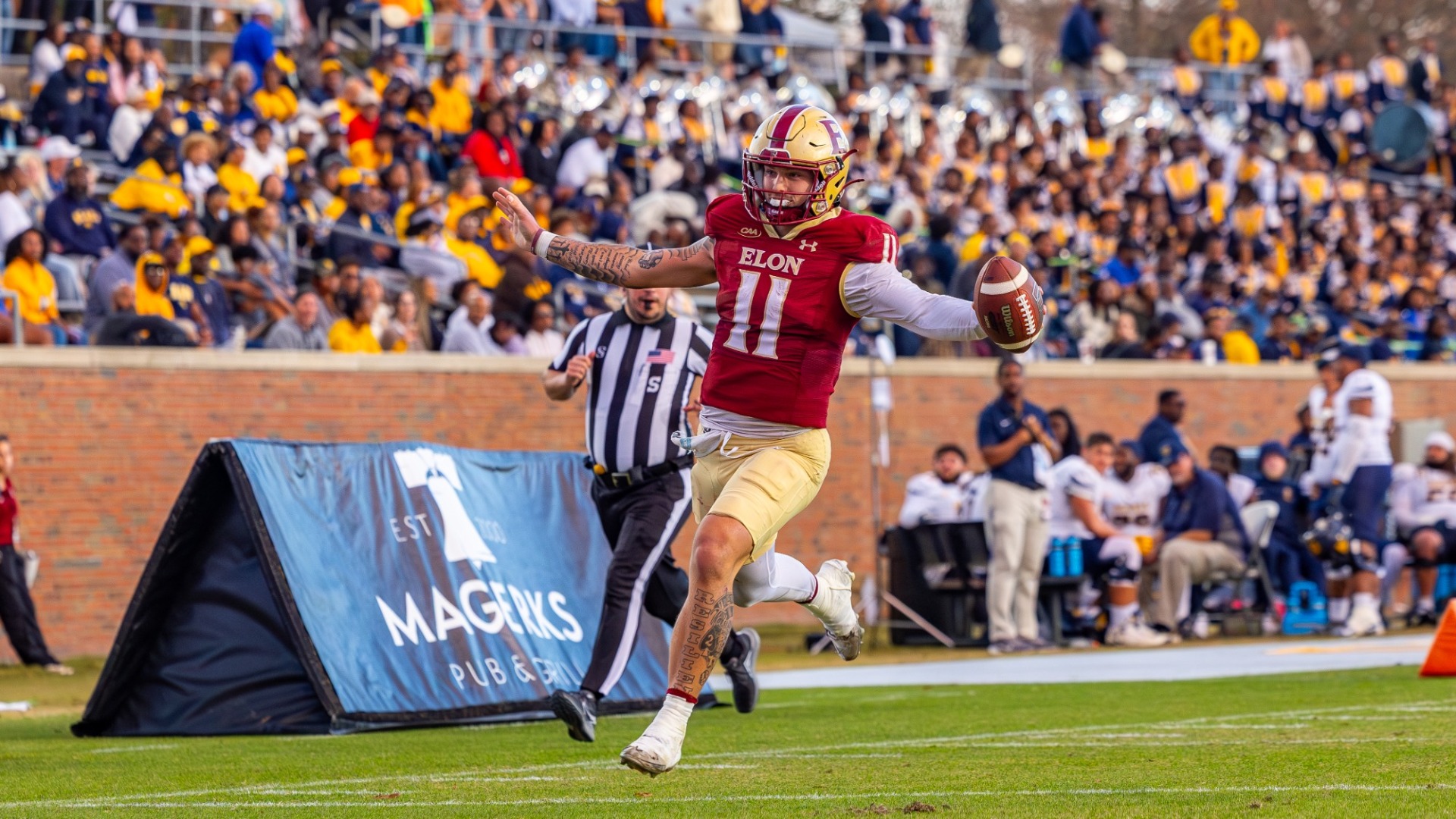 Landen Clark run vs. NC A&T