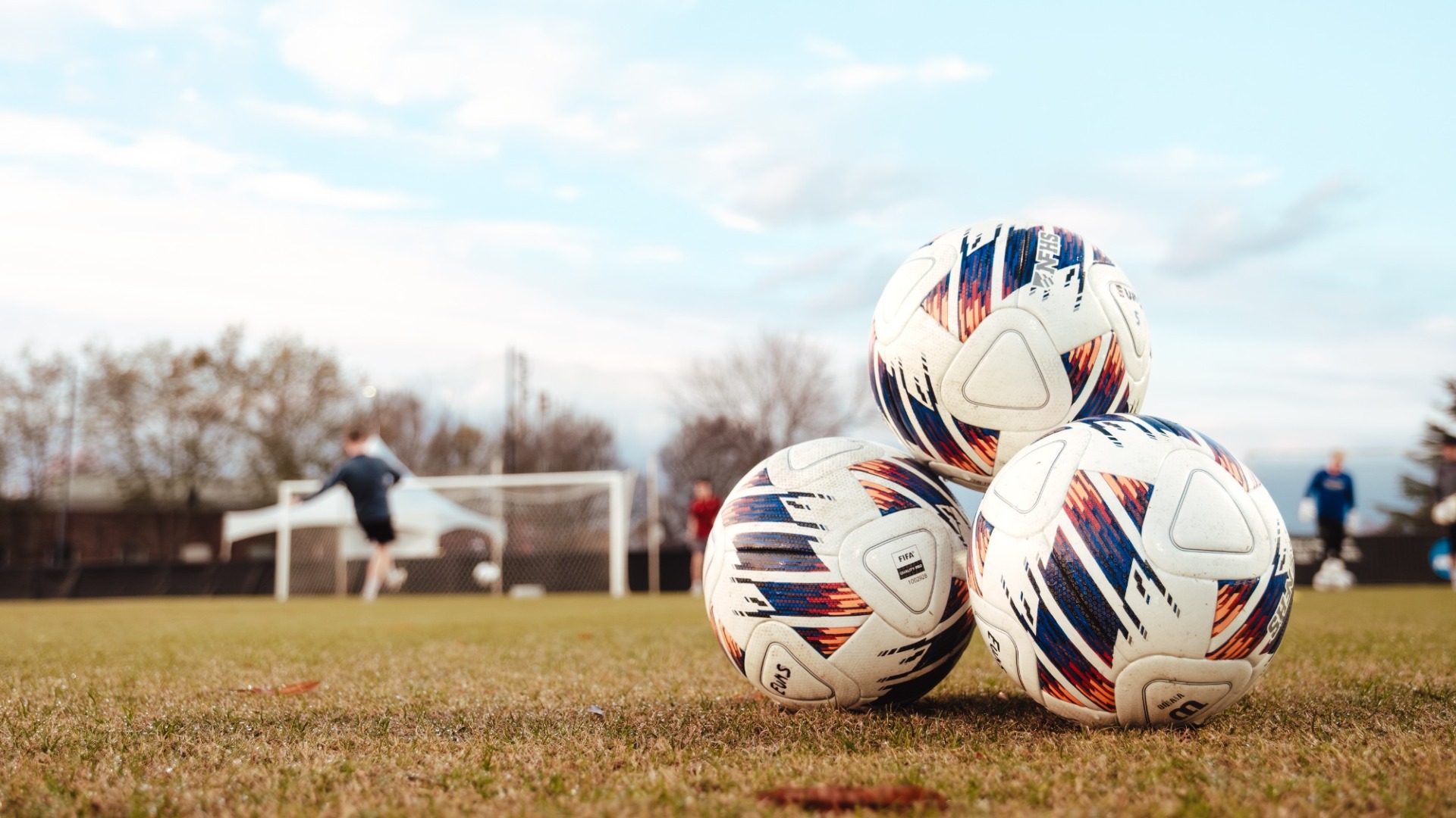 Men's soccer ball stack