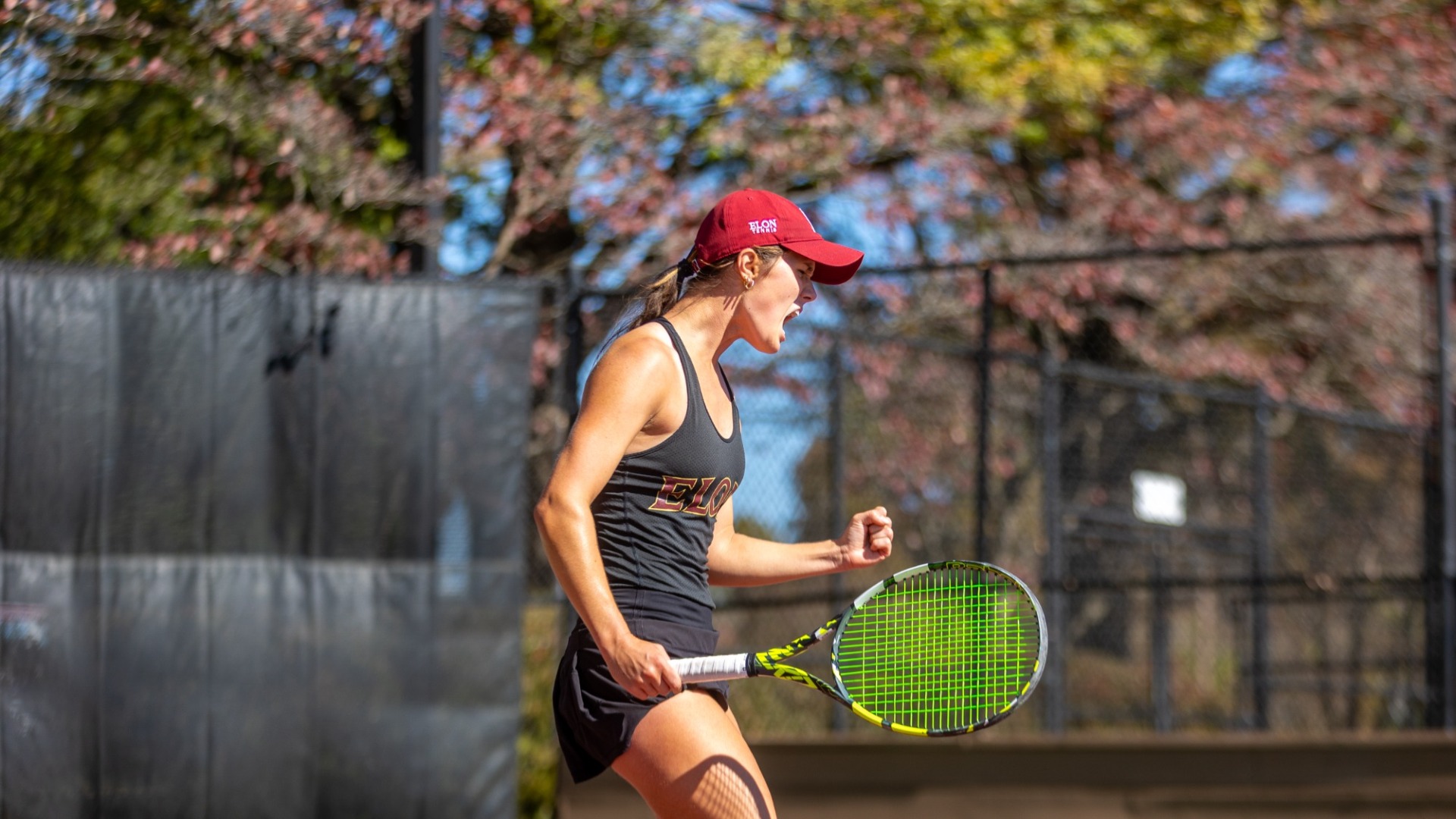 Simone Bergeron celebrates at Phoenix Fall Invitational 