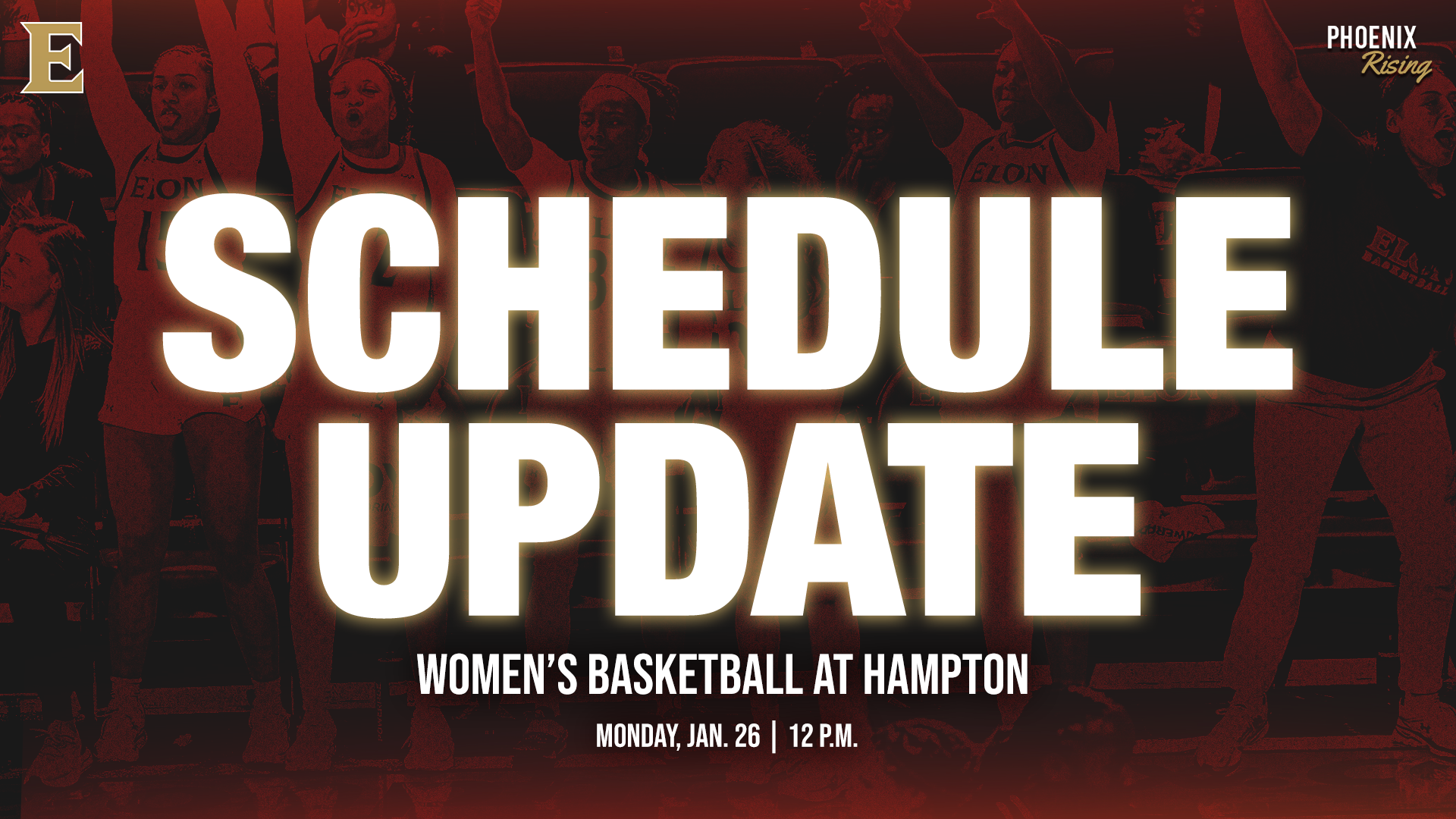 WBB Schedule Change @ Hampton