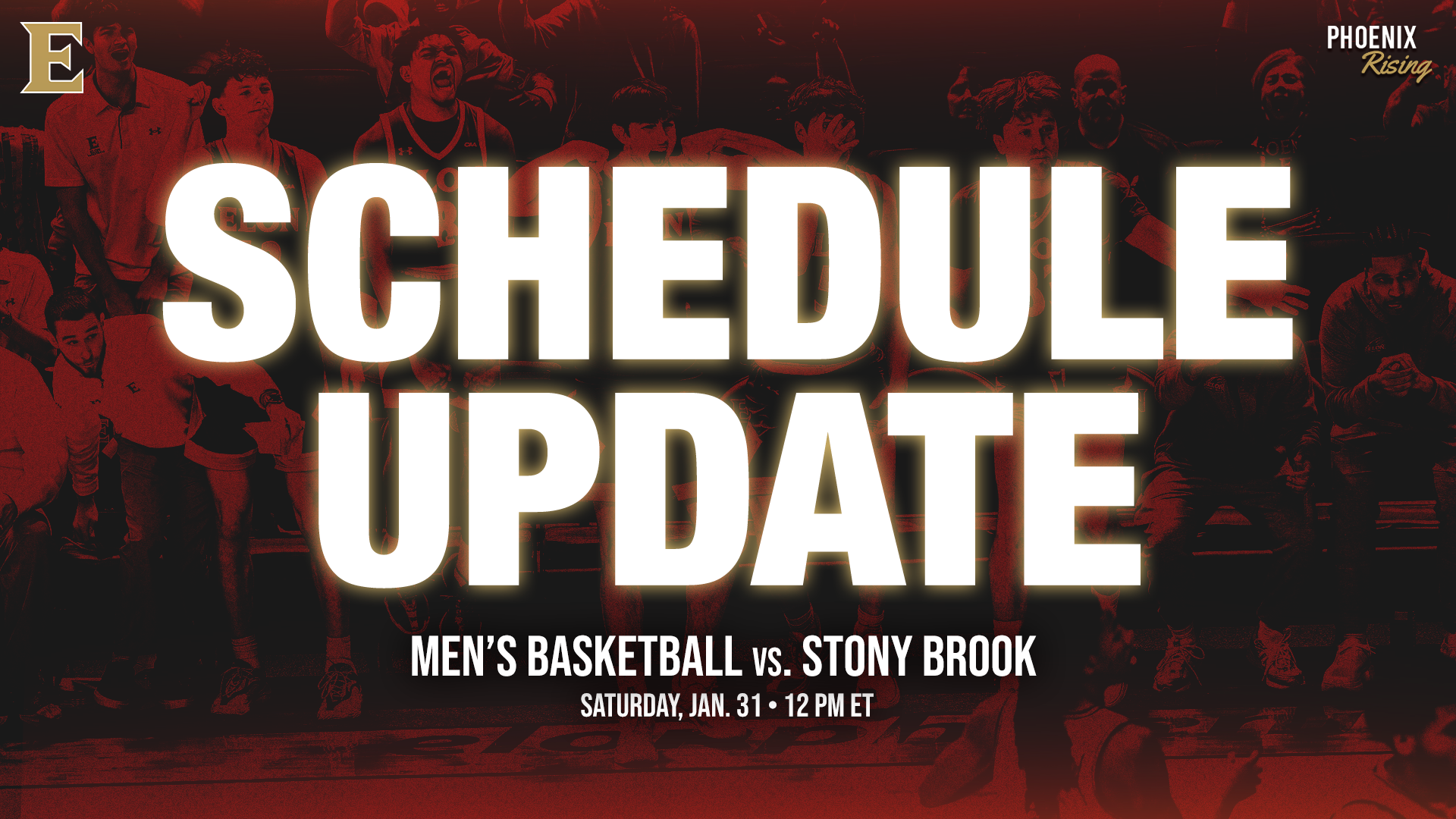 Men's Basketball: Jan. 31, 2026 vs. Stony Brook Game Time Change