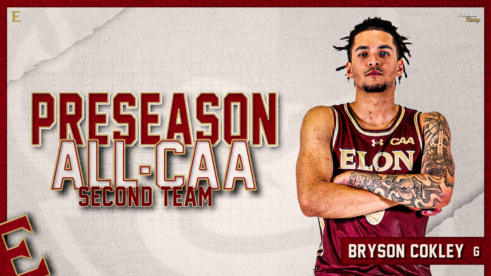 Men's Basketball: Bryson Cokley 2026-27 Preseason All-CAA Second Team
