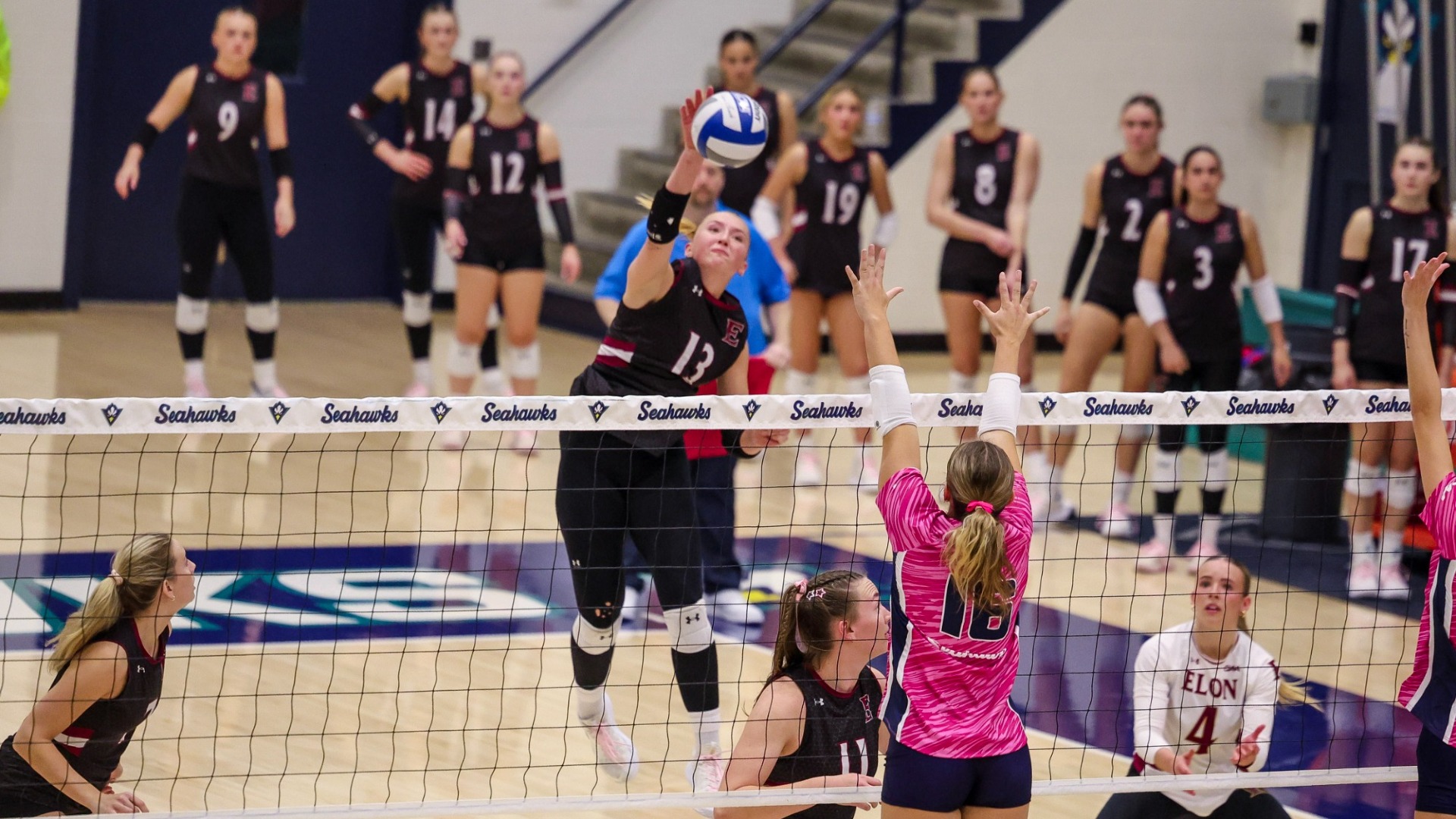 Cameron Lanier attacks at UNCW on Oct. 23
