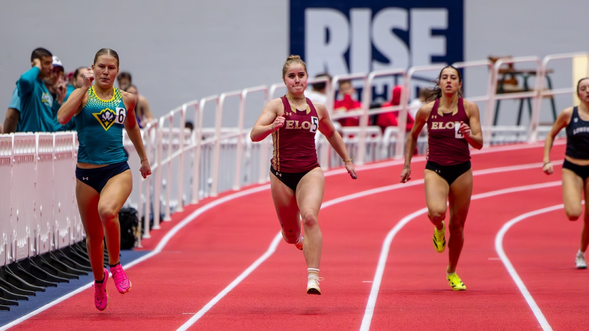 Amelie Meier racing at the Liberty Kickoff