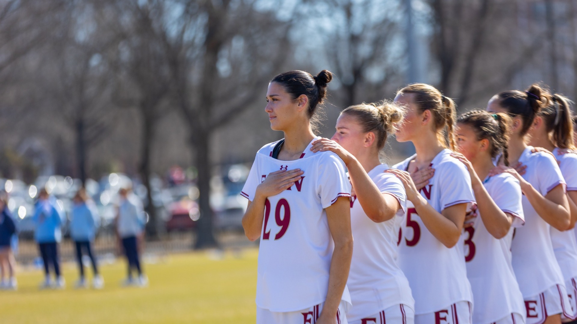 Elon women's lacrosse national anthem vs. Old Dominion