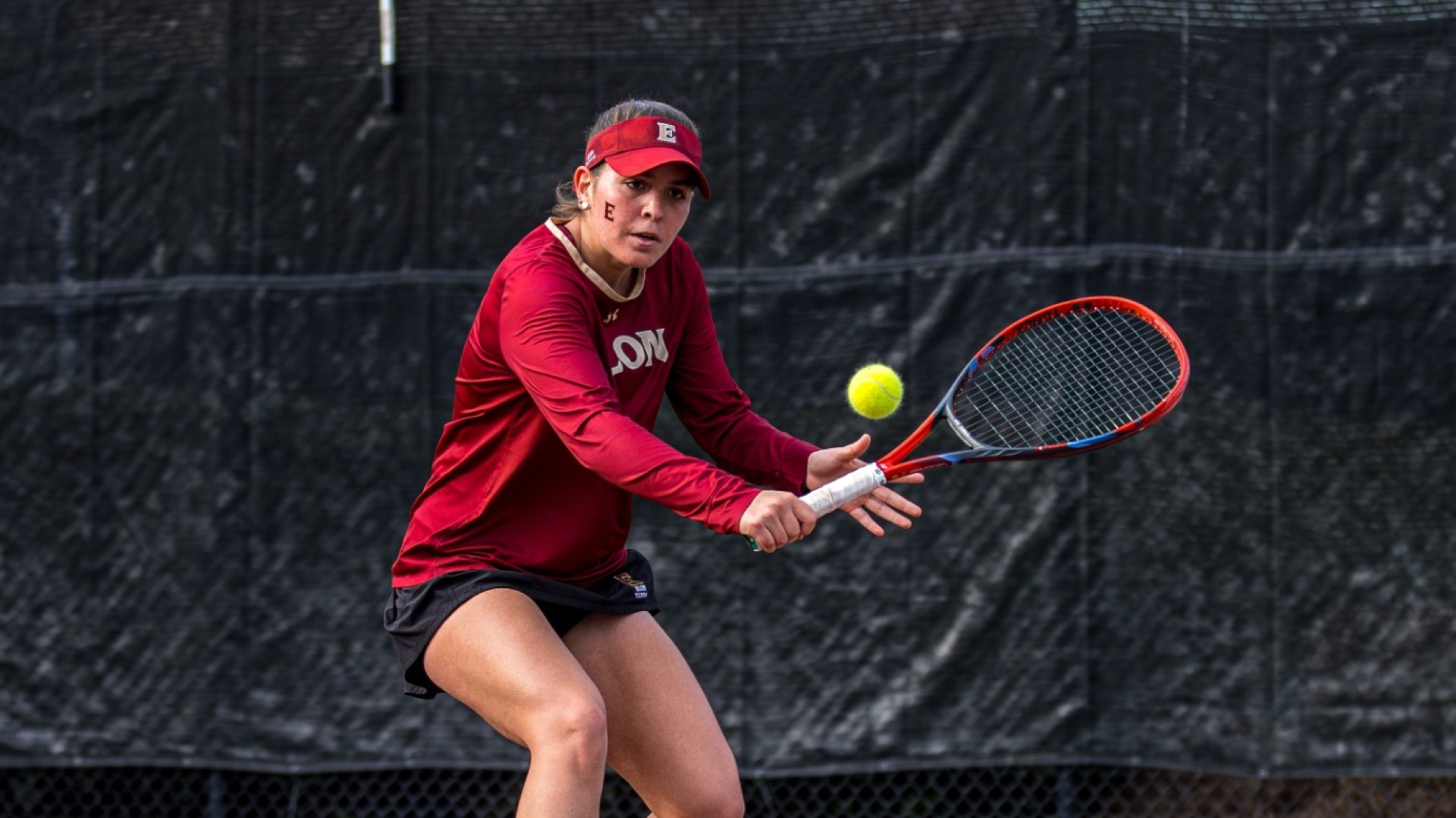 Nathalie Marinovitch drop shot vs. North Carolina A&T
