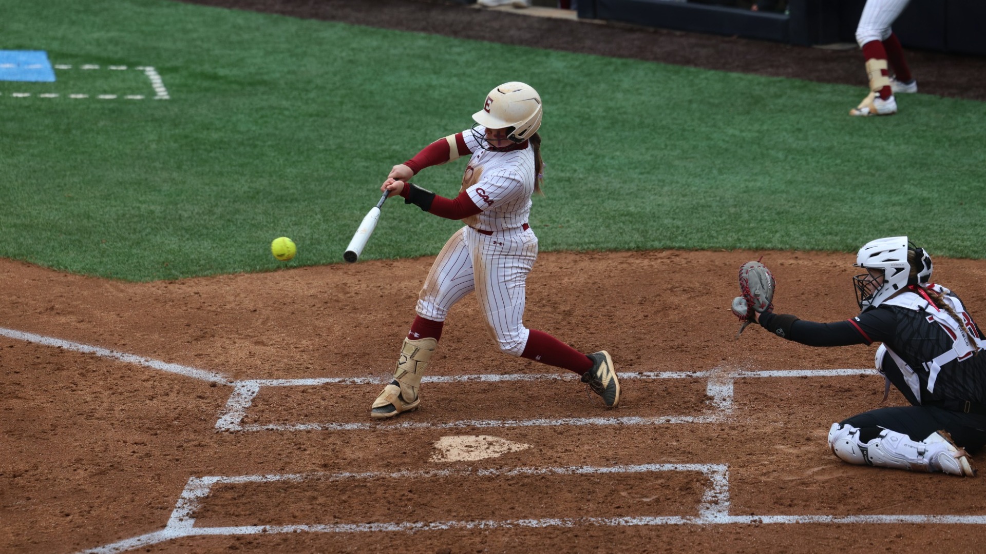 Greta Hessenthaler with a single versus Saint Joseph's