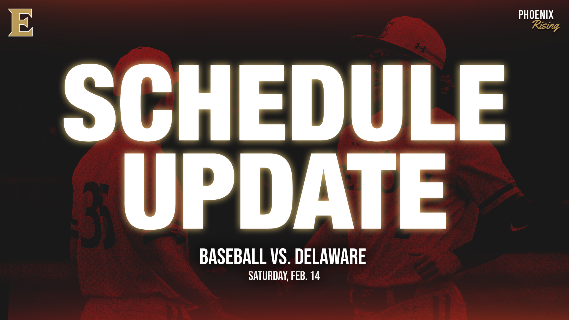 Baseball Schedule Update