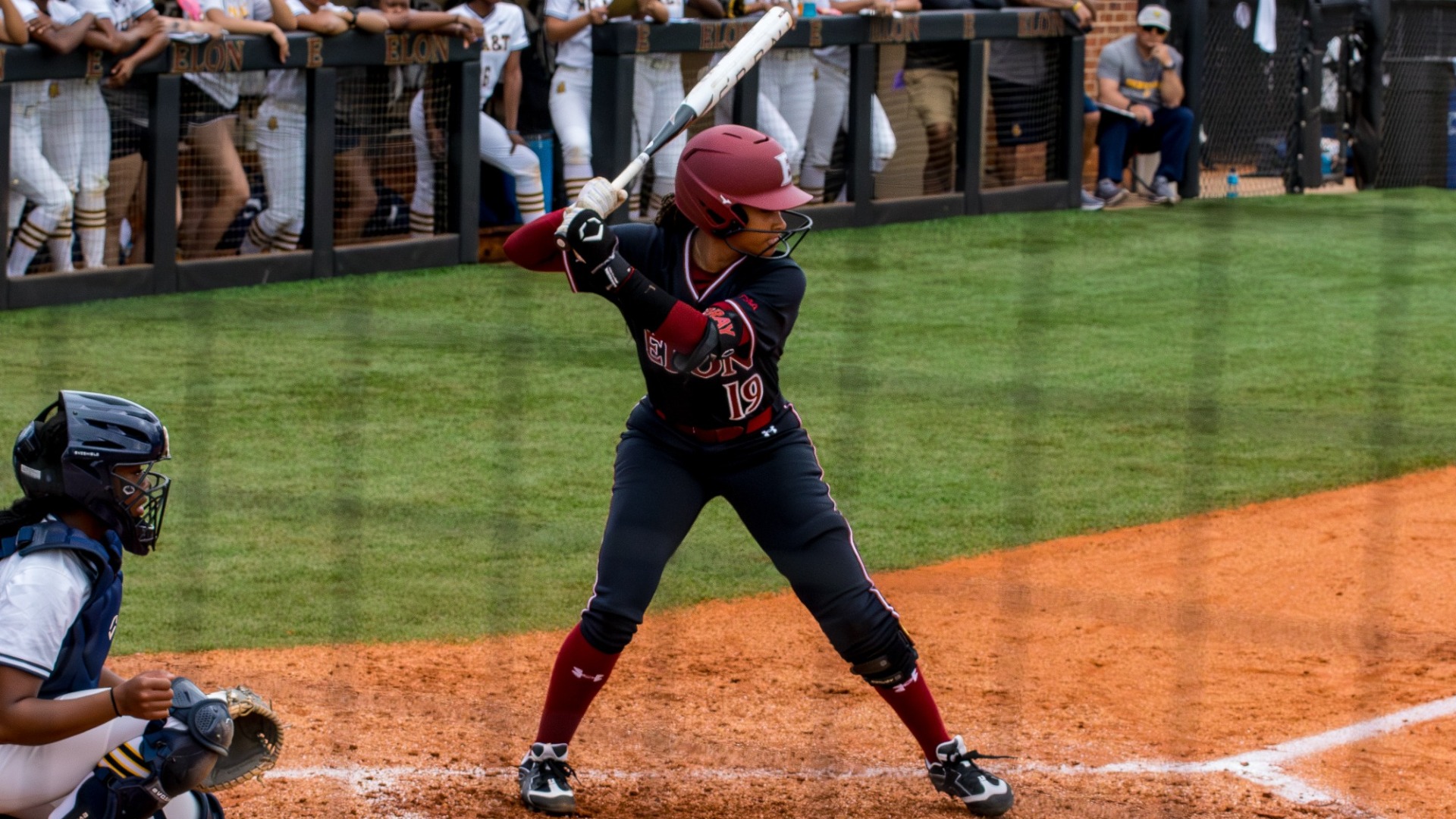 Mauri Murray at the plate