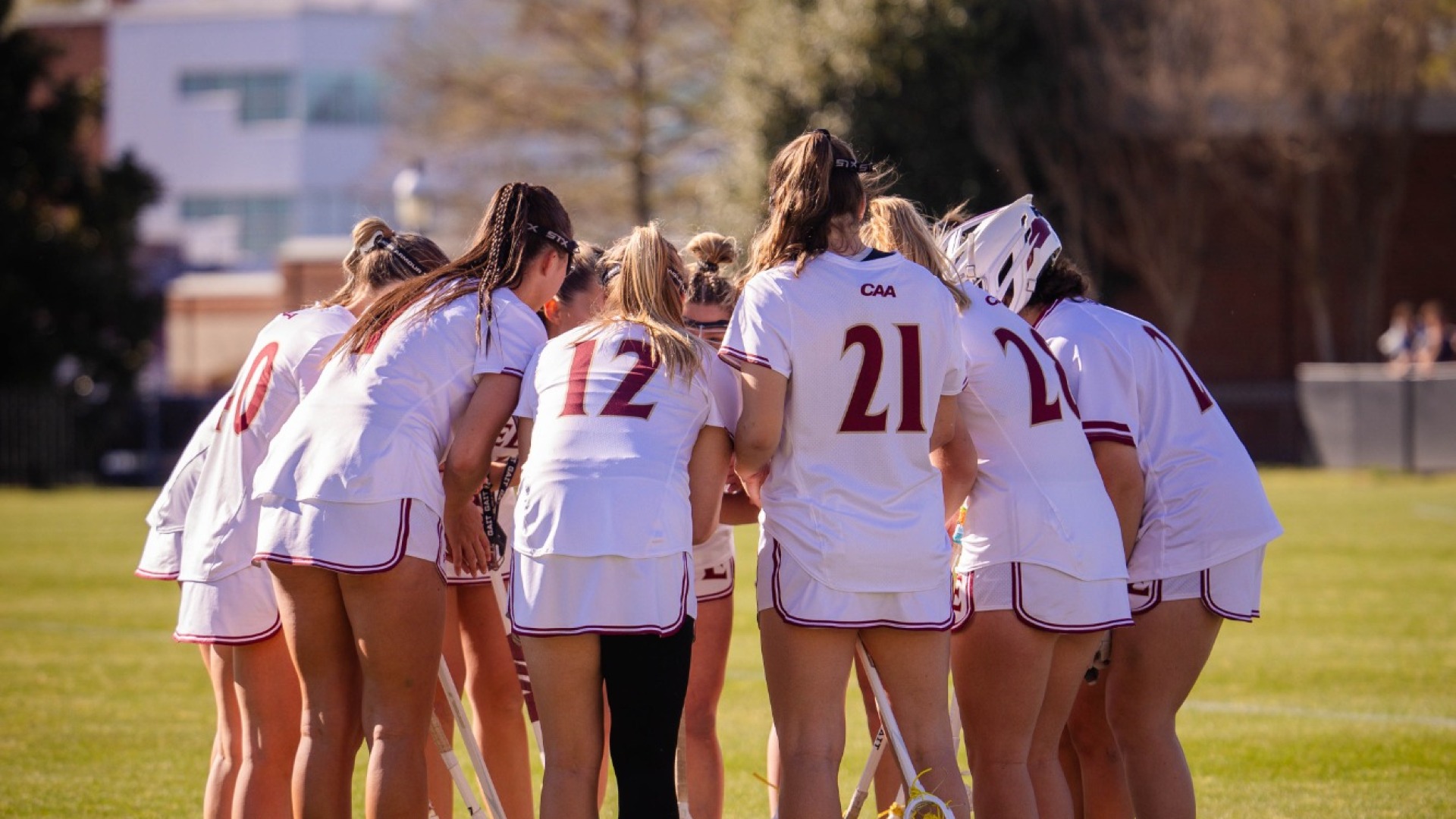 WLAX huddle vs. Duke