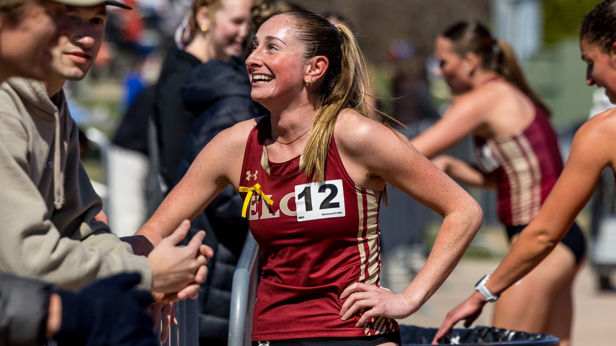 Images of the Elon University women's track & field team at the 2026 Phoenix Invitational on Friday, March 13 at the Jerry and Jeanne Robertson Track & Field Complex.