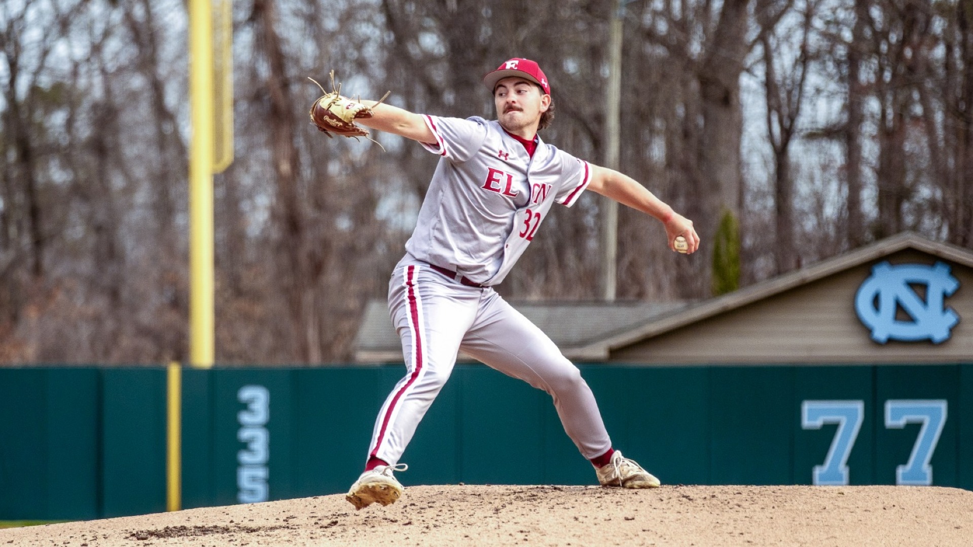 Owen Winebarger Pitching Against North Carolina