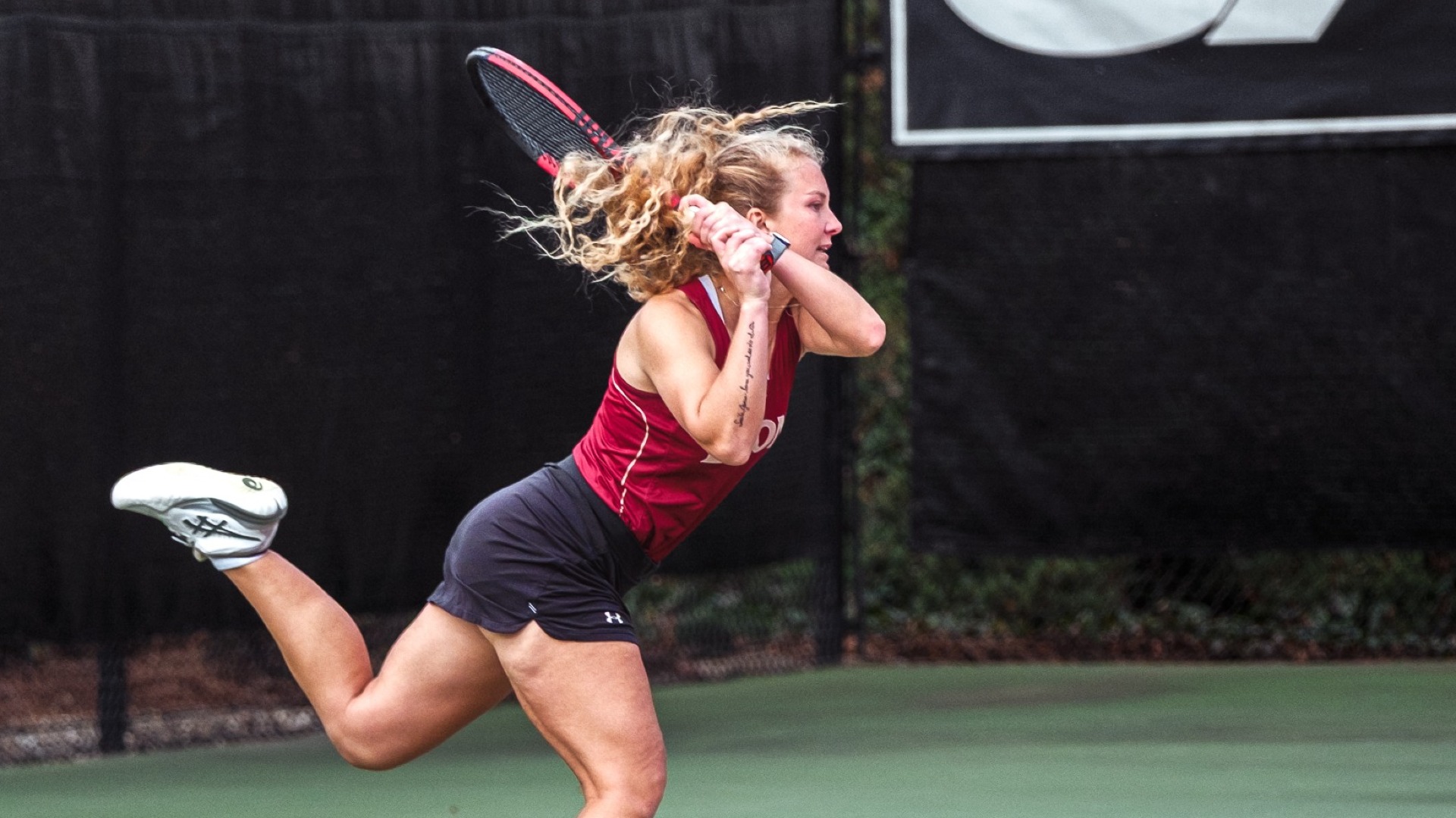 Madison Cordisco backhand vs. SC State