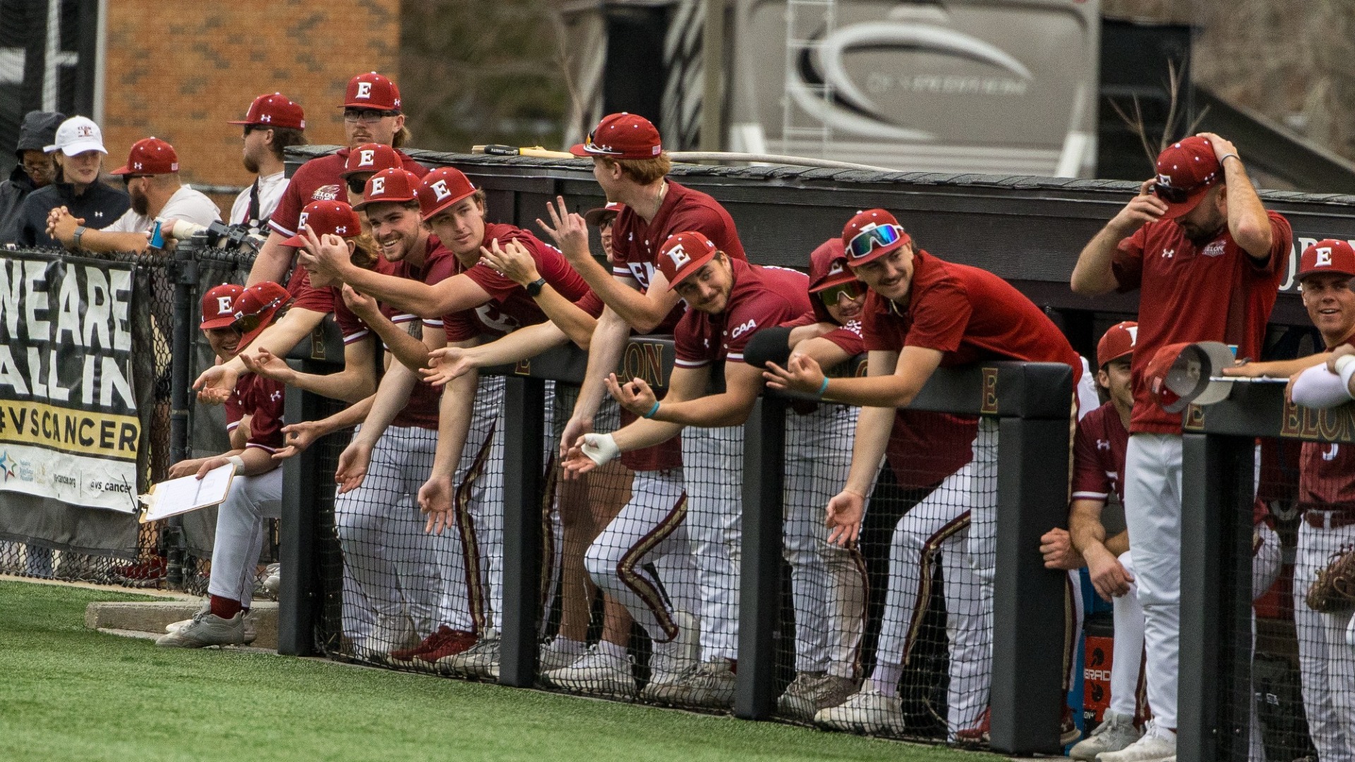 Baseball Team Dugout Shenanigans