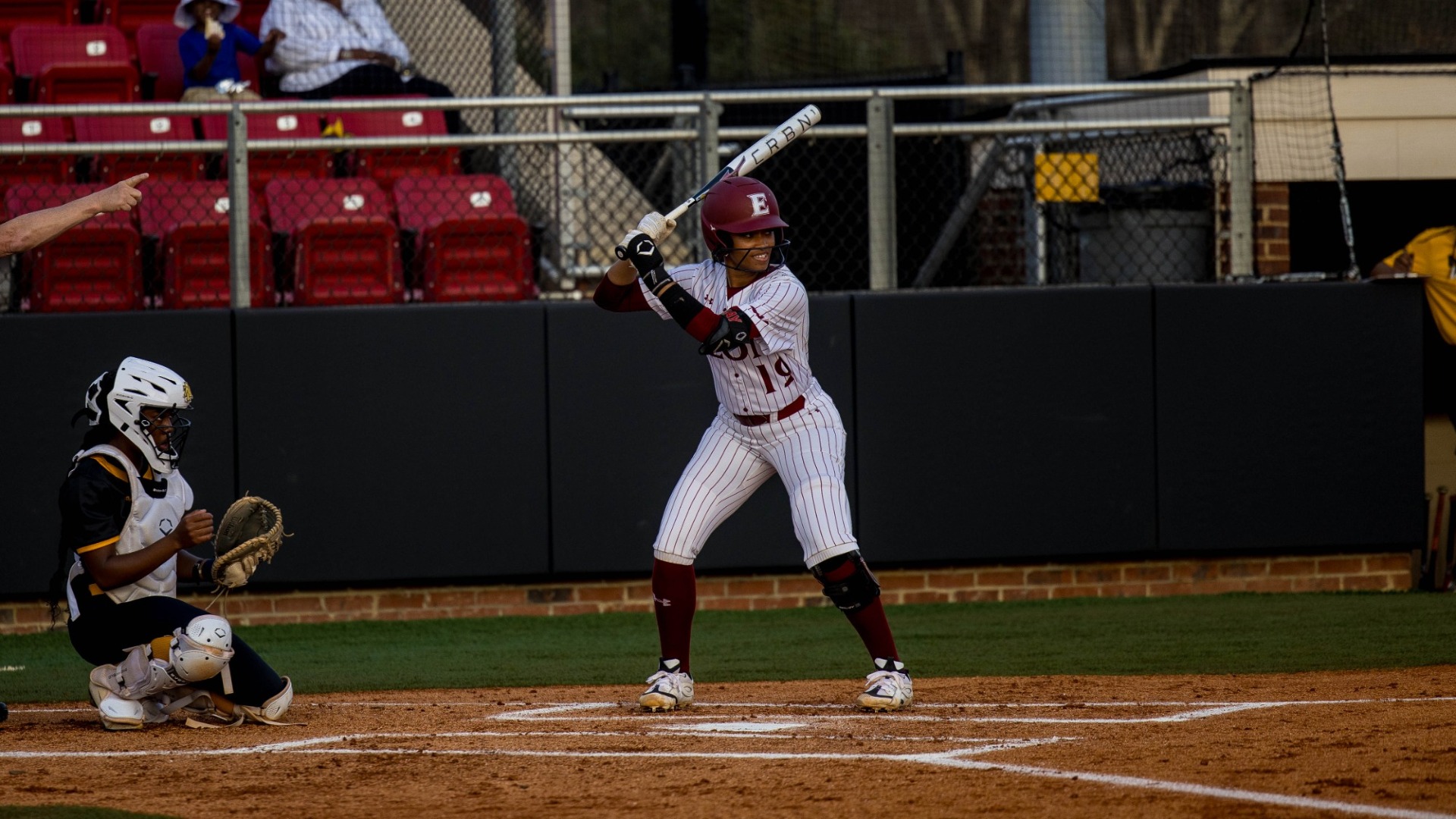 Mauri Murray at the plate versus N.C. A&T on March 6
