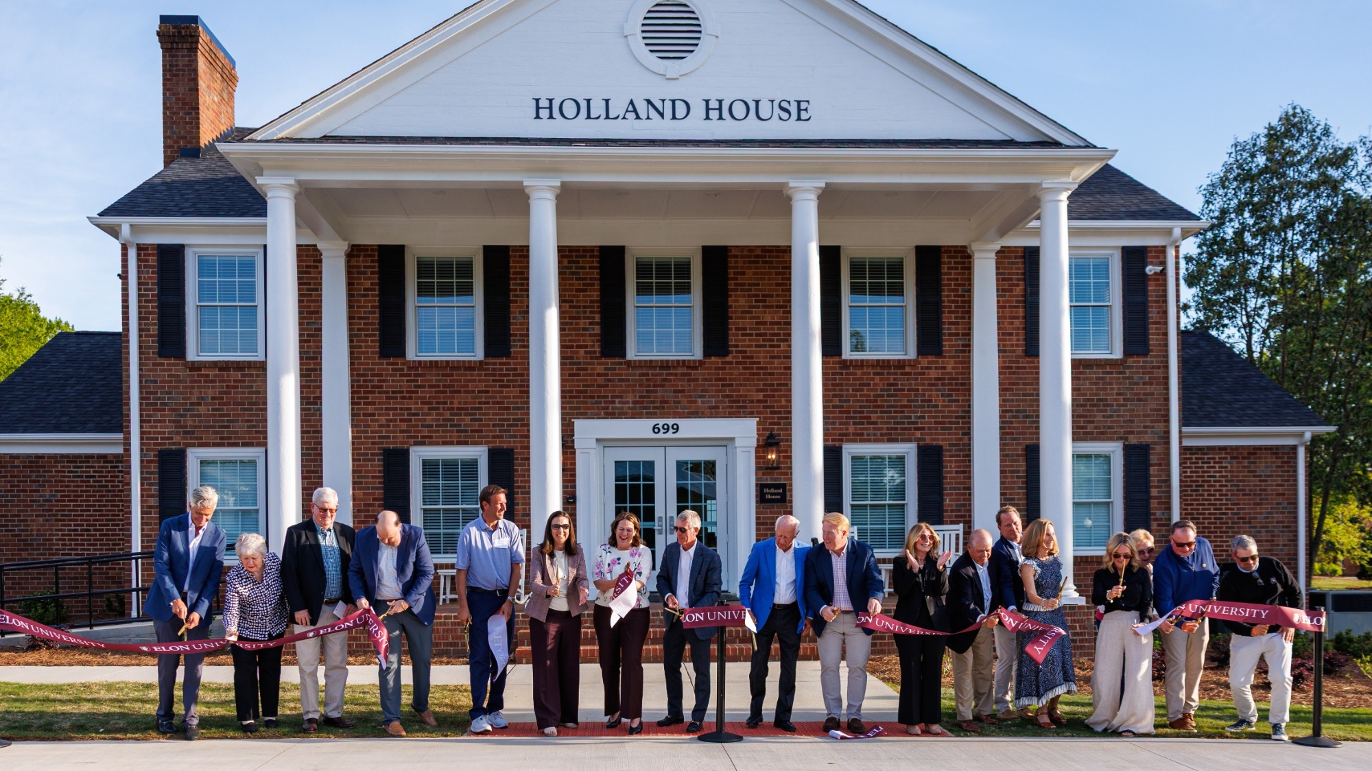 Men's Golf/Women's Golf: Holland House Dedication Ceremony