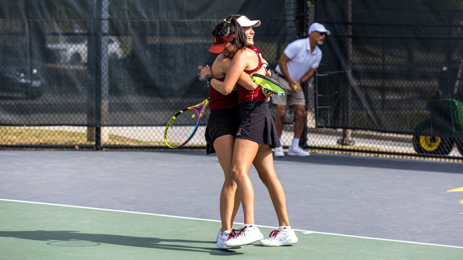 Simone Bergeron Mariana Reding doubles clinch vs. Drexel