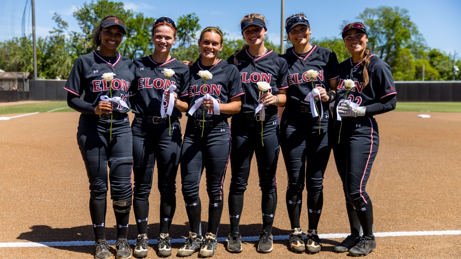 Elon Softball Senior Class at College of Charleston