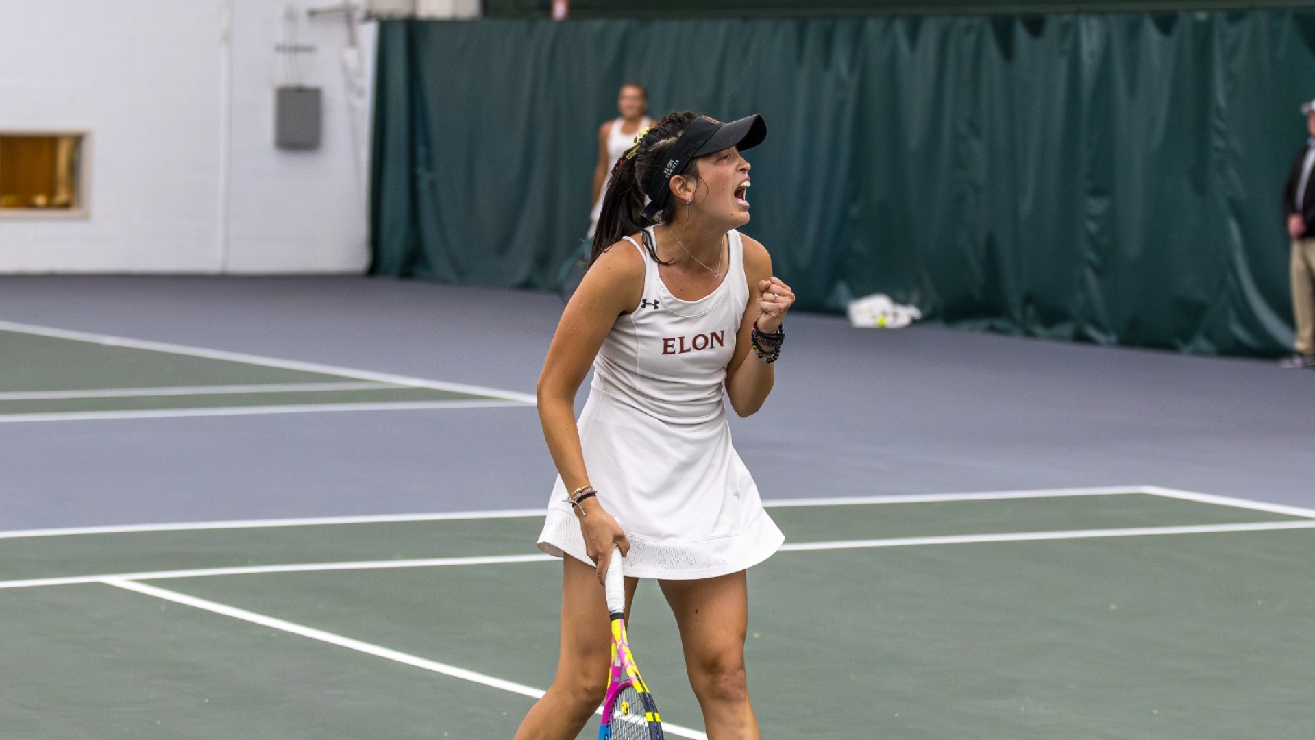 Mariana Reding celebration vs. William & Mary