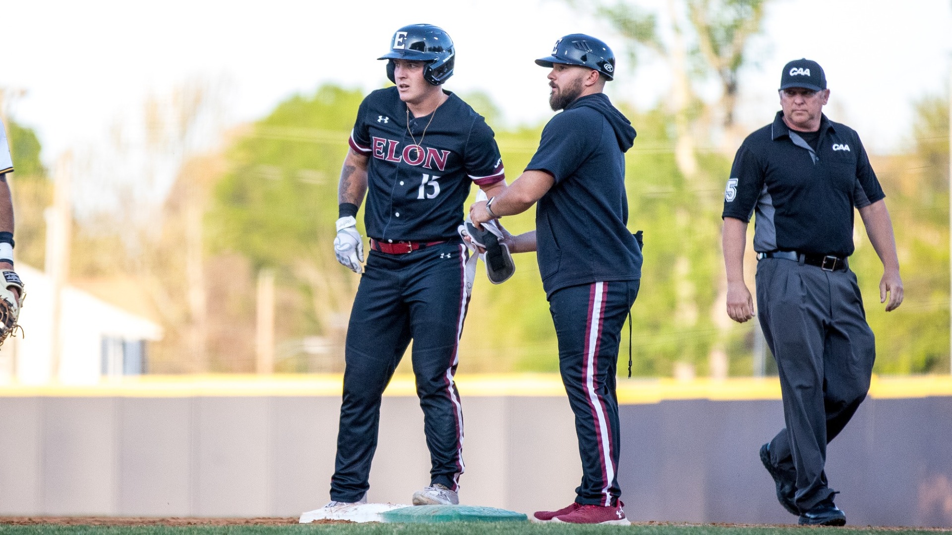 Gavin Bogdanchik at First base against North Carolina A&T 