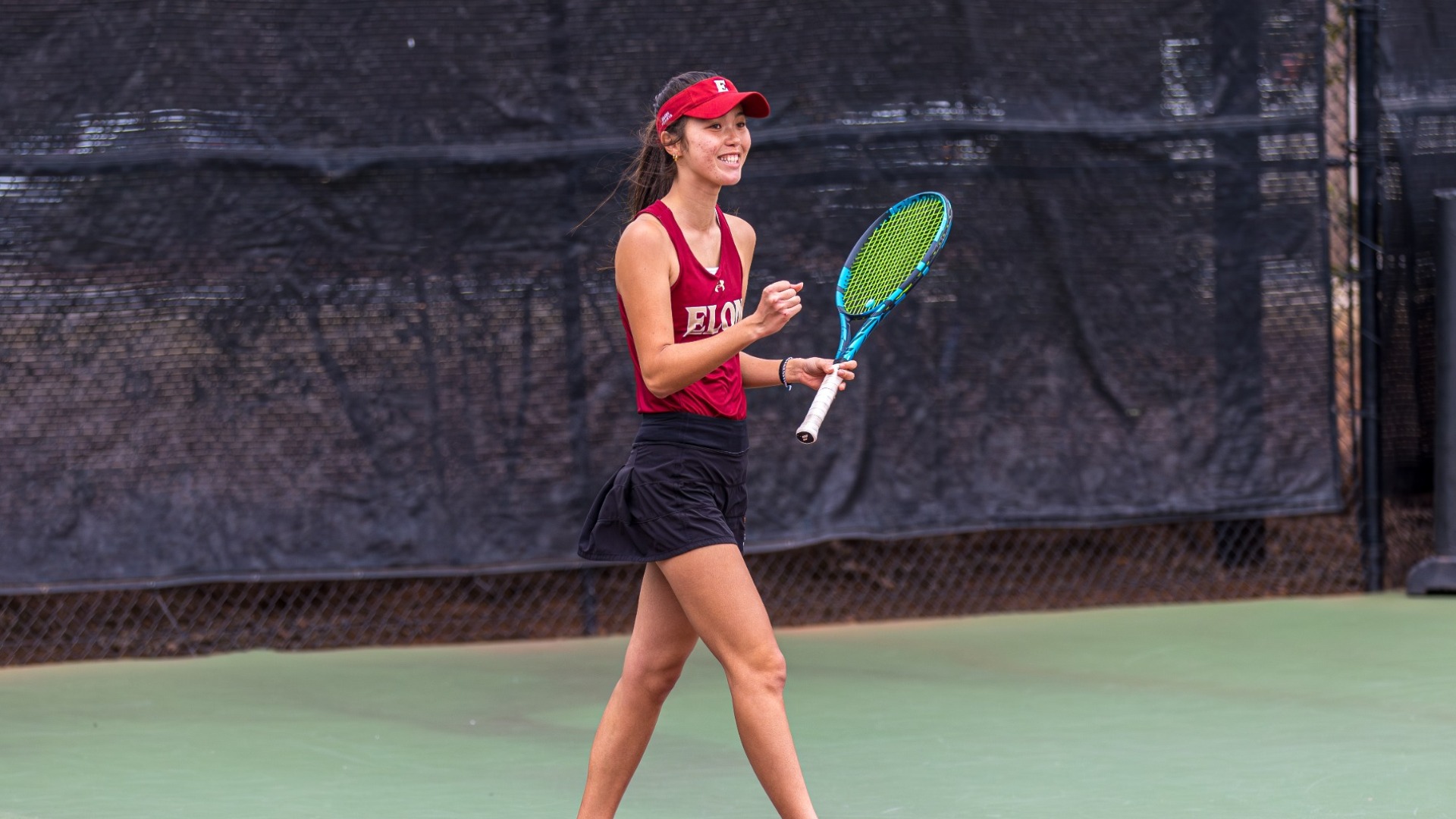 Alexis Nyborg point celebration