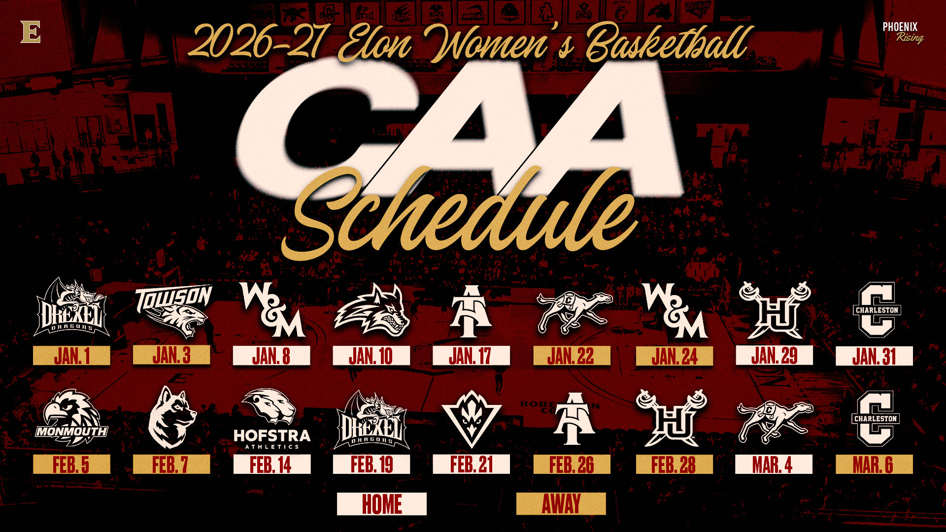 2026-27 CAA WBB Schedule
