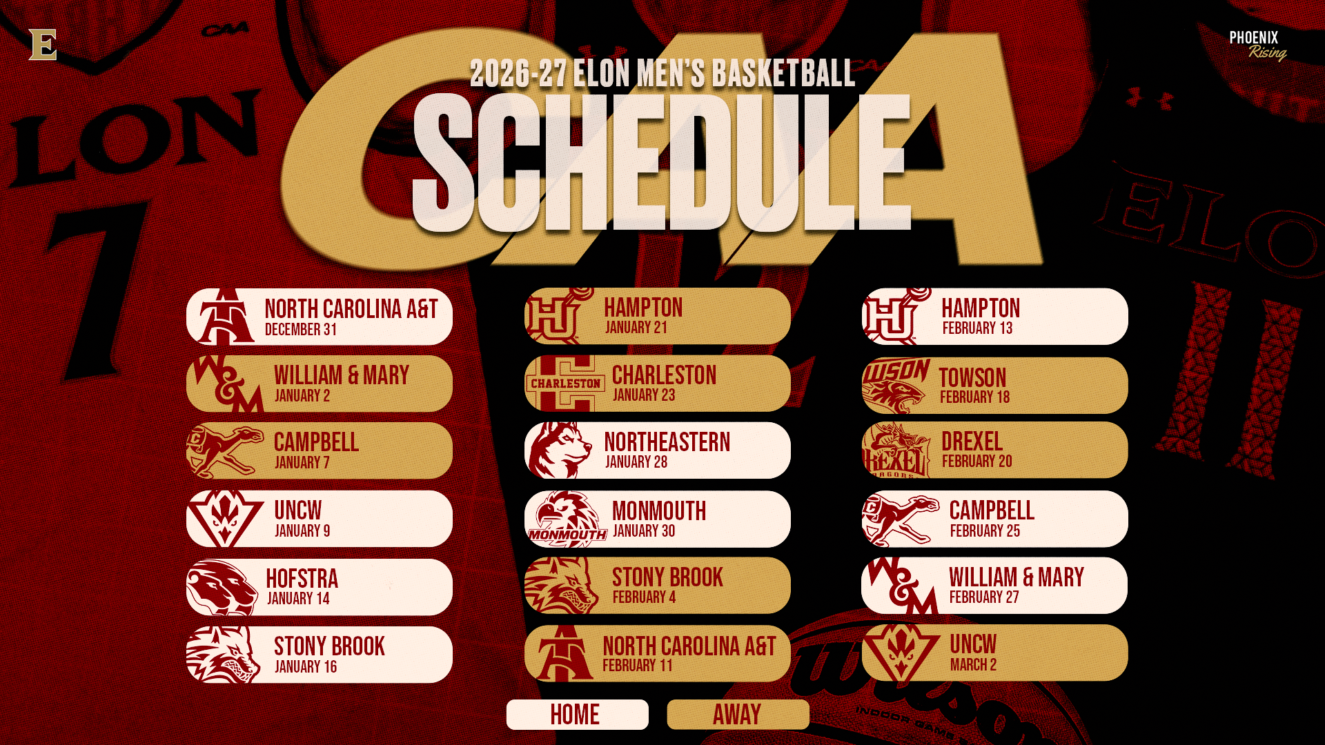 Men's Basketball: 2026-27 CAA Schedule