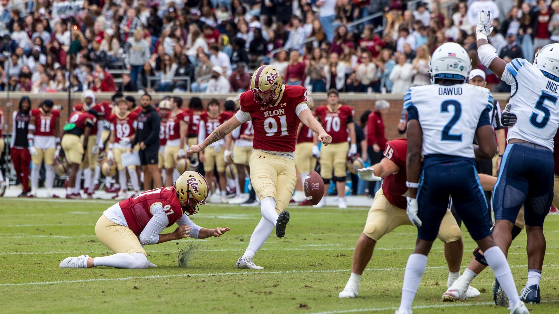 Luke Barnes Field Goal vs. Villanova