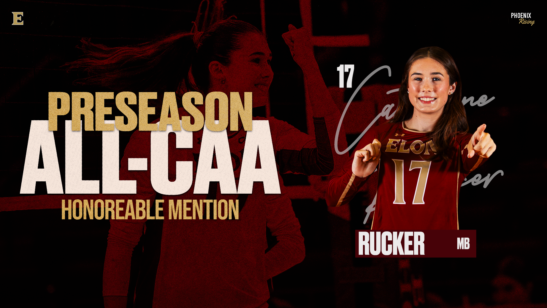 Catherine Rucker 2026 Preseason All-CAA Honorable Mention