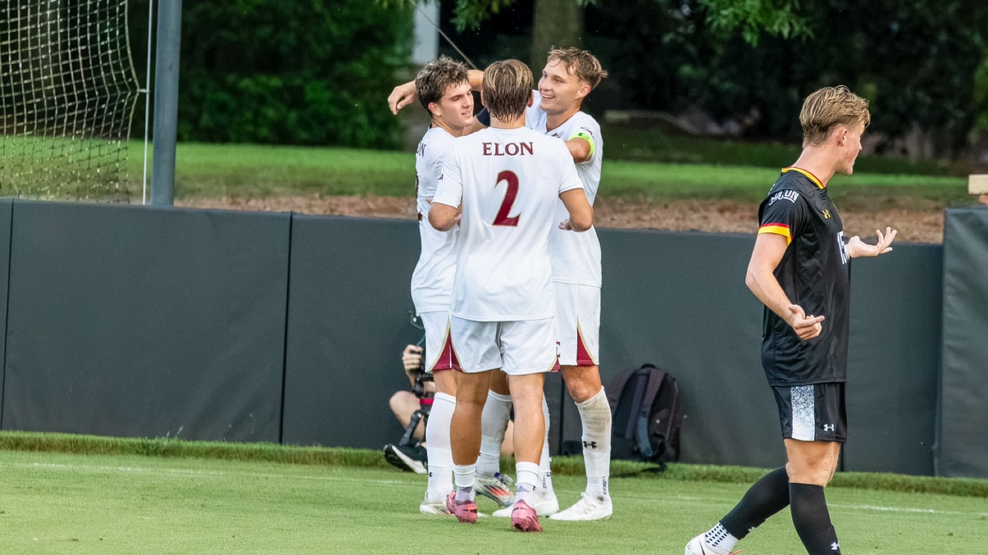 Martin Kozak goal celebration vs. VMI